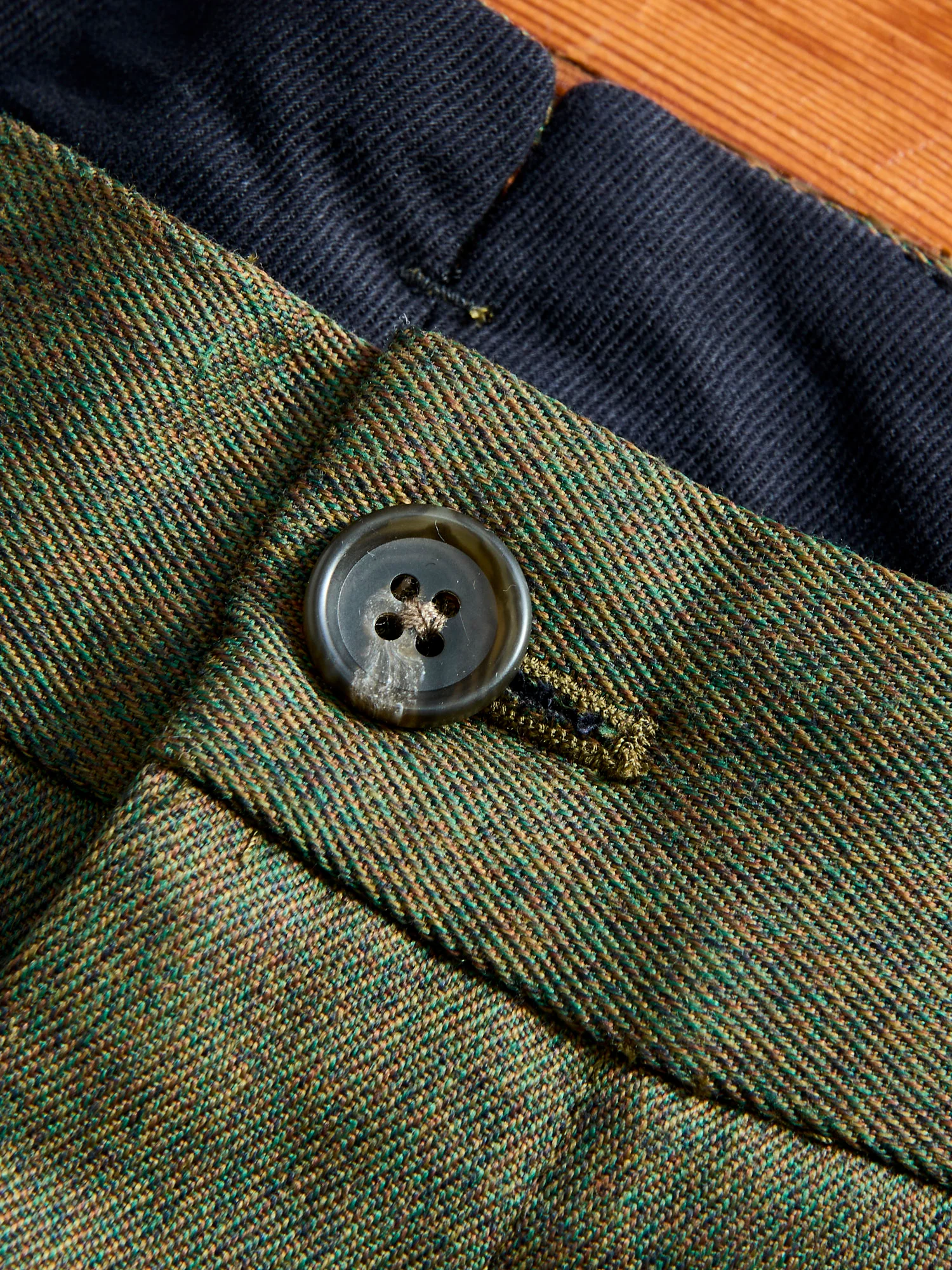 Melange Twill Andover Pants in Olive - Image 5