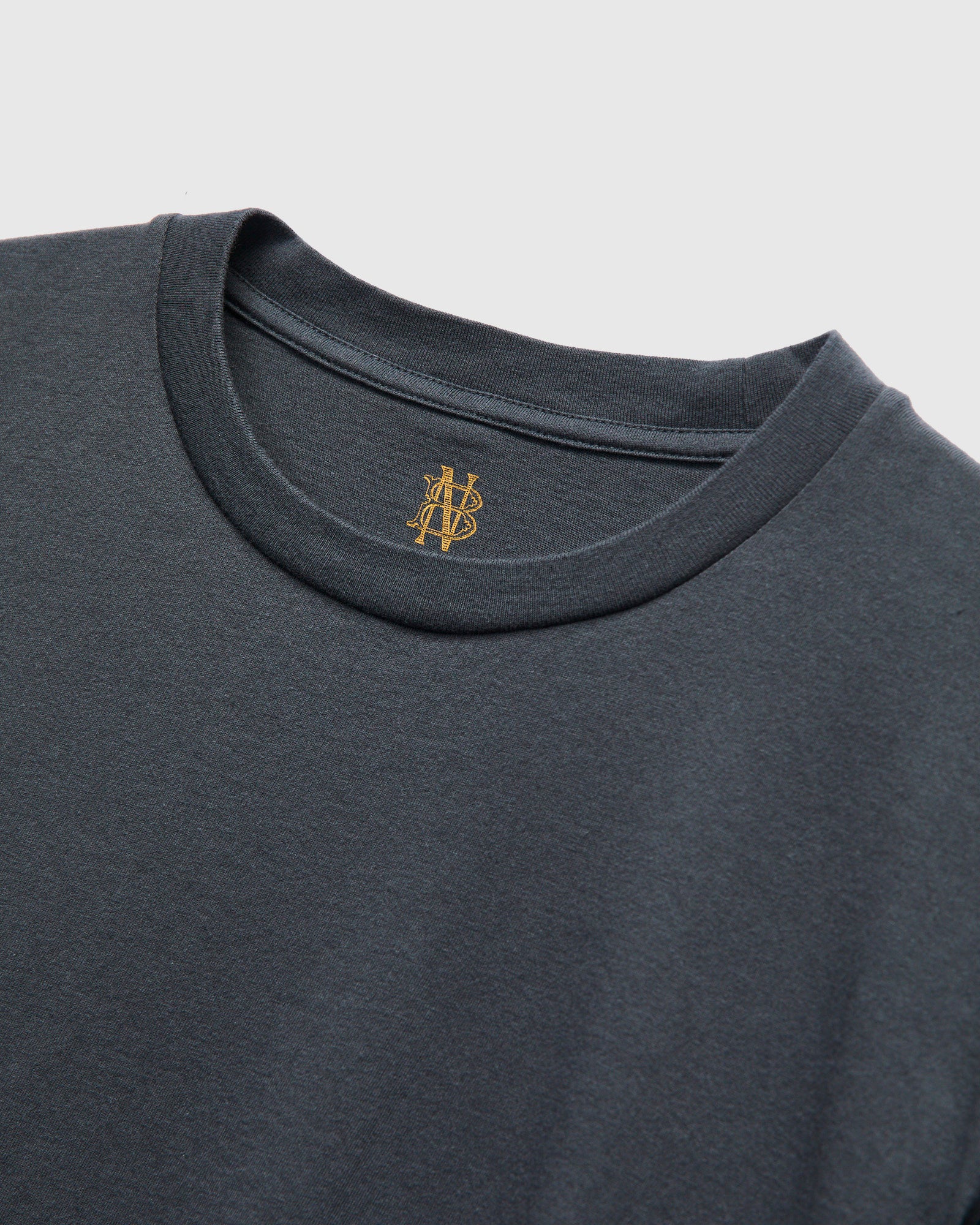 Meriyasu Light T-Shirt in Charcoal Navy - Image 4