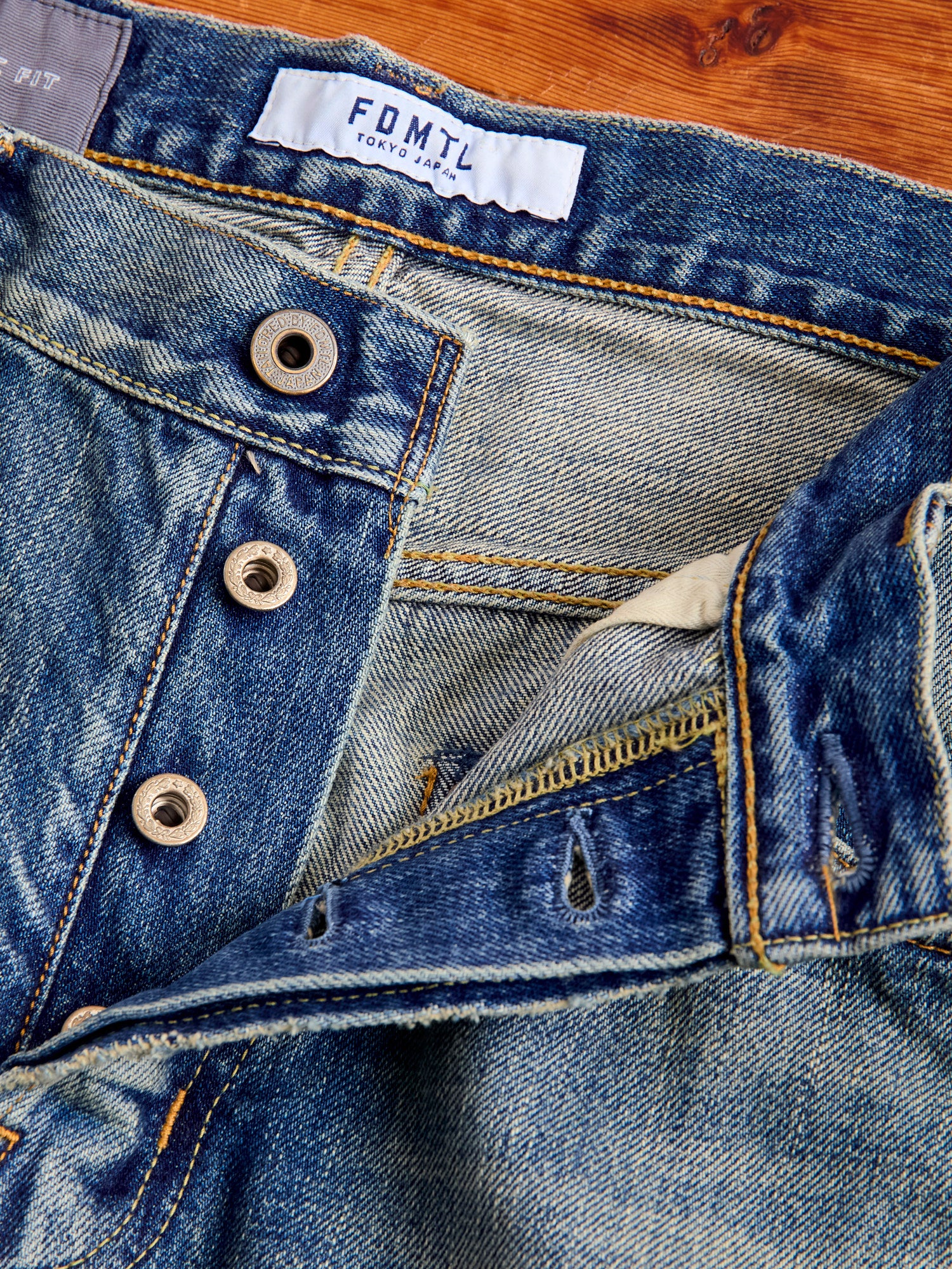 MG115 Boro Repair Selvedge Denim - Classic Straight Fit - Image 10