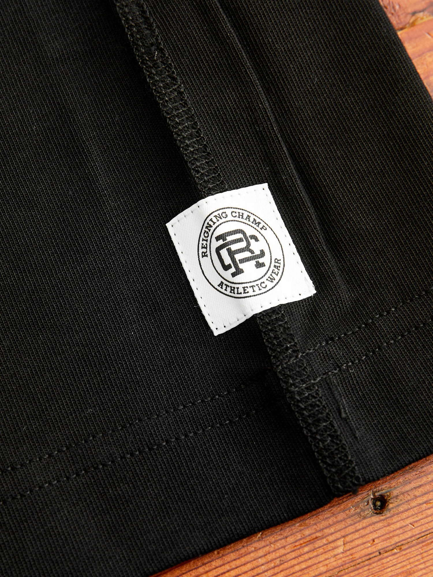 Midweight Jersey T-Shirt in Black - Image 6