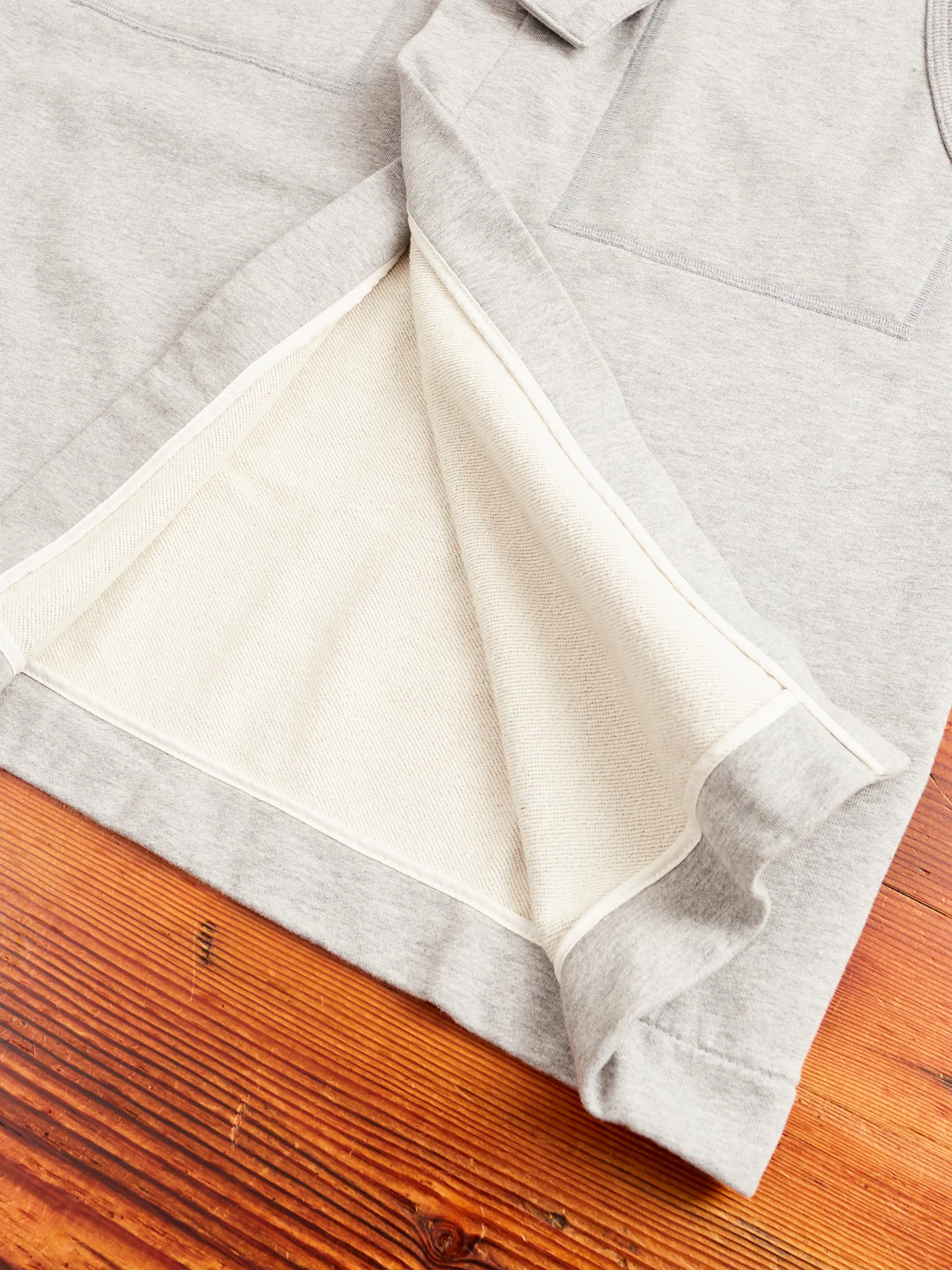 Midweight Terry Hooded Robe in Heather Grey - Image 11