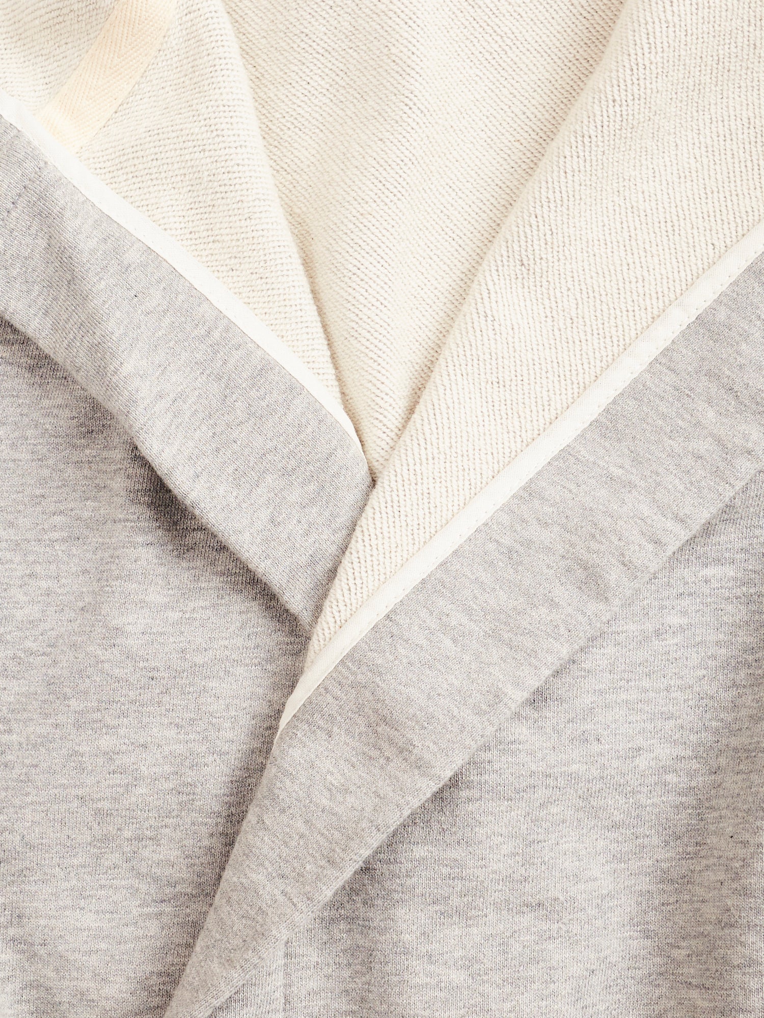 Midweight Terry Hooded Robe in Heather Grey - Image 5
