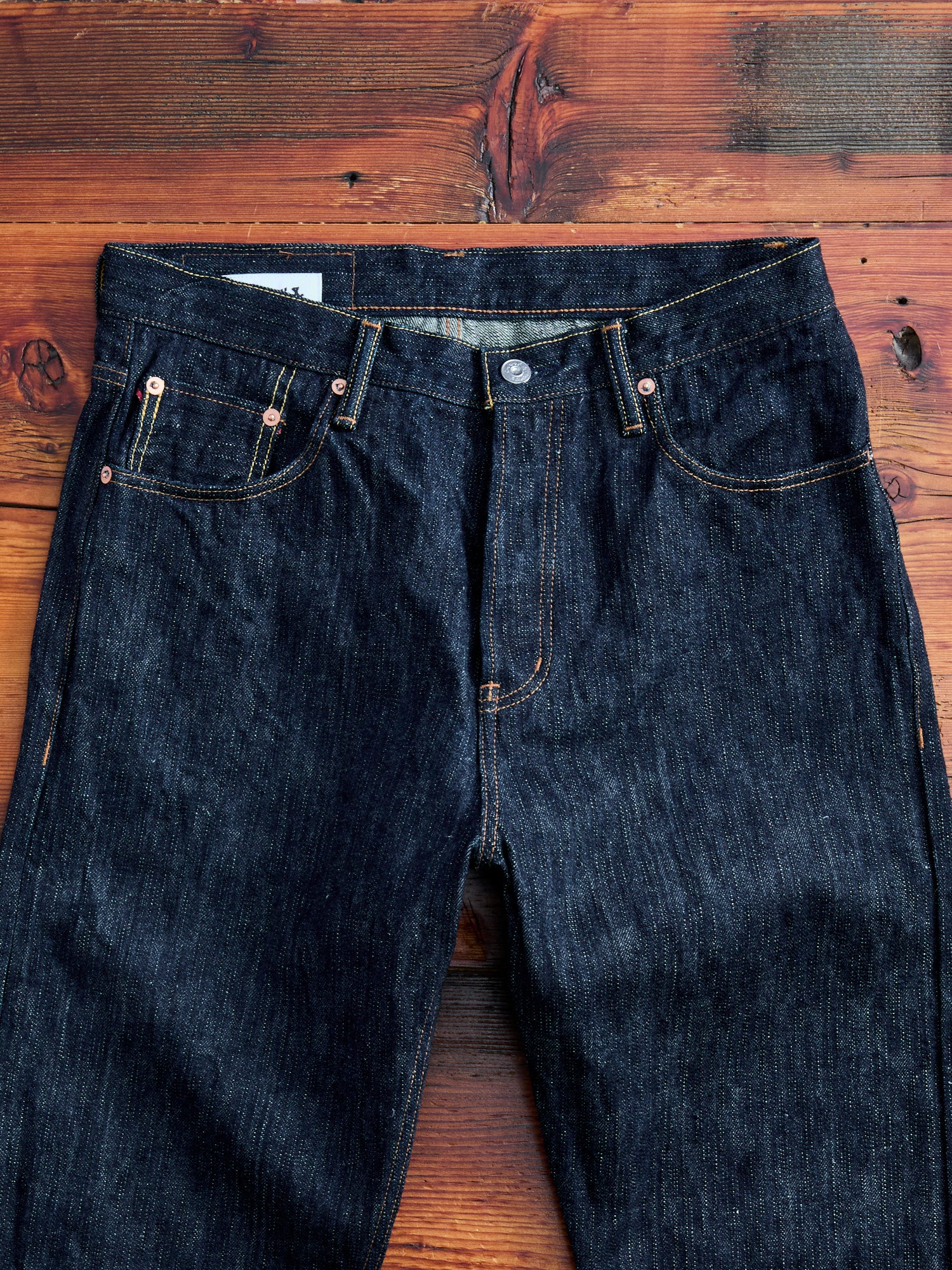 MIJ12 "Aomidori" 16oz Greencast Slub Selvedge Denim - Easy Guy Fit - Image 7