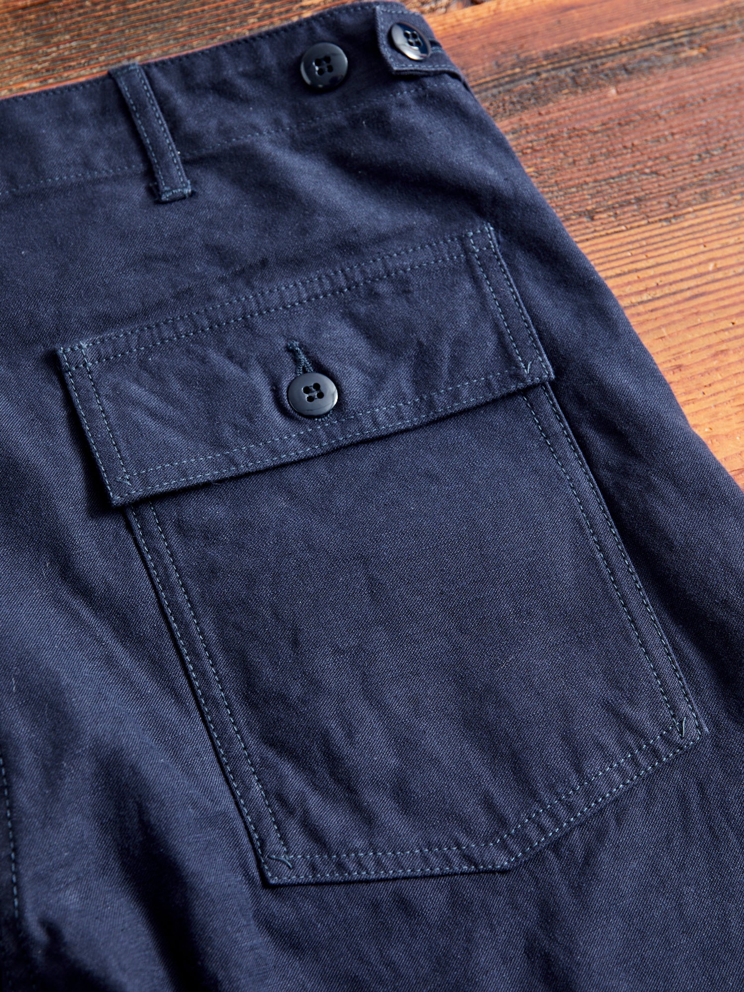 1811-IND Military Baker Pants in Indigo - Image 10