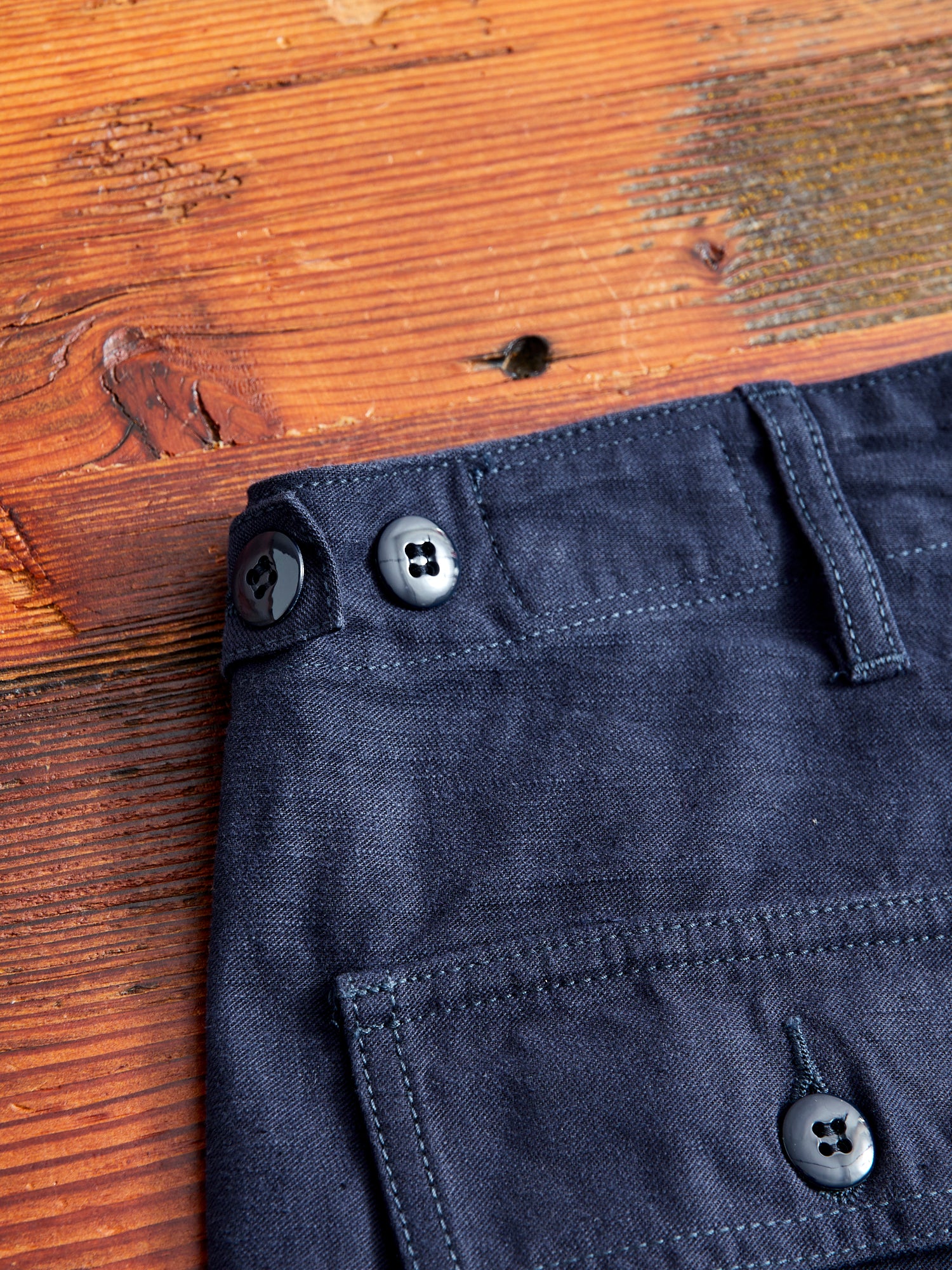 1811-IND Military Baker Pants in Indigo - Image 9