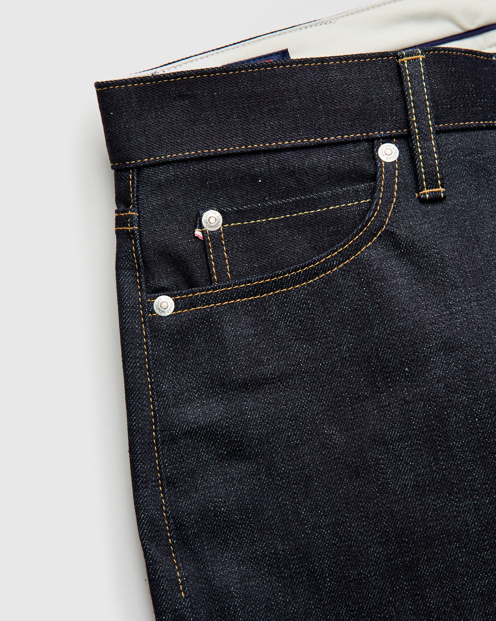 MMJB0400 "Standard" 14.7oz Indigo Selvedge Denim - Wide Fit - Image 8
