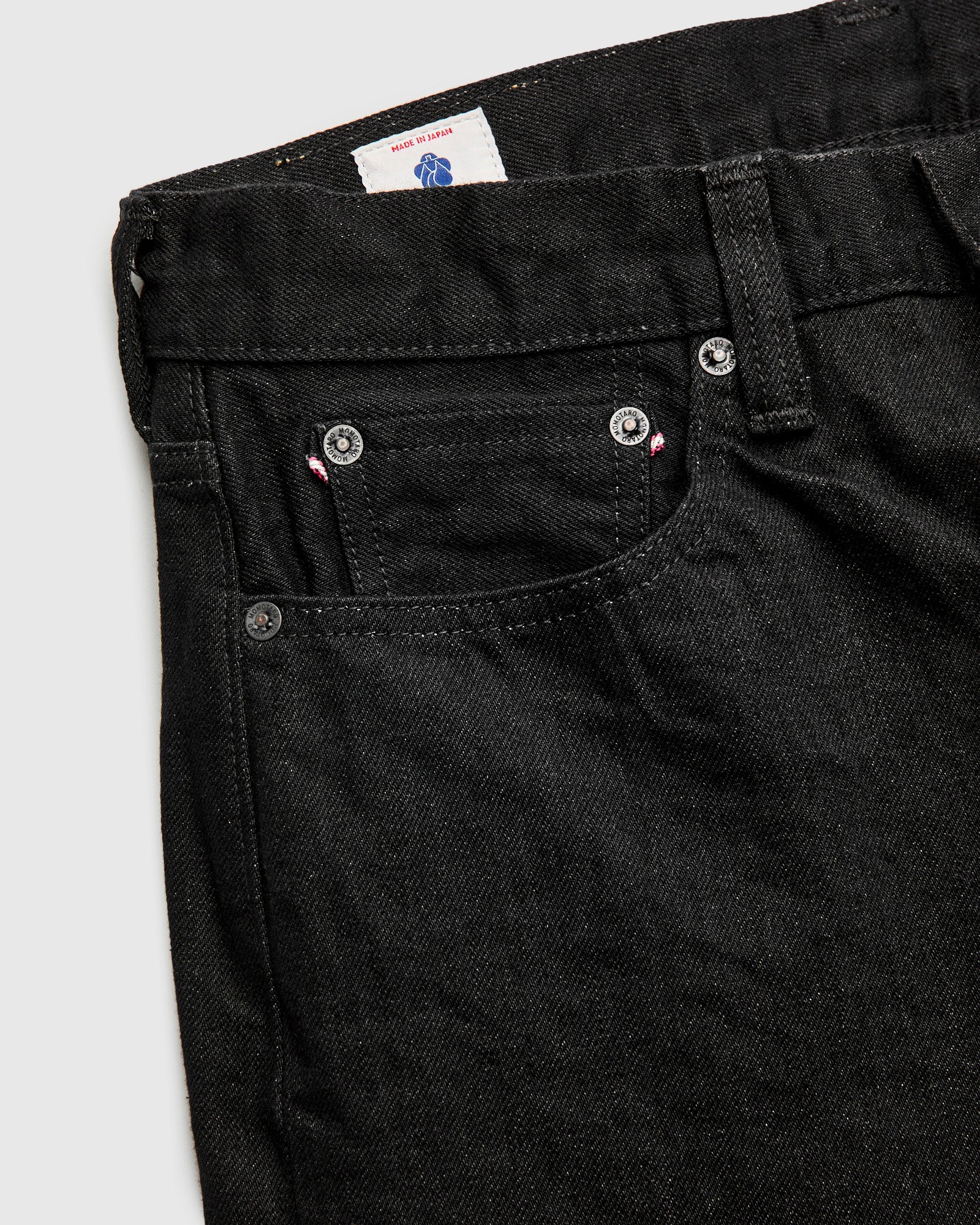 MMJZ1101 "Classic" 15.7oz Black Selvedge Denim - Straight Fit - Image 8