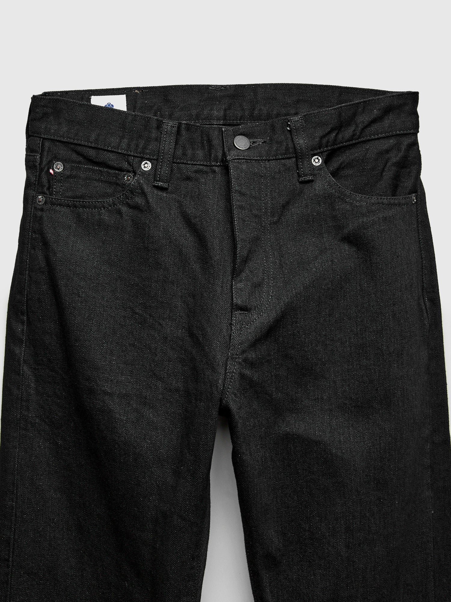 MMJZ1201 "Classic" 15.7oz Black Selvedge Denim - Tapered Fit - Image 6