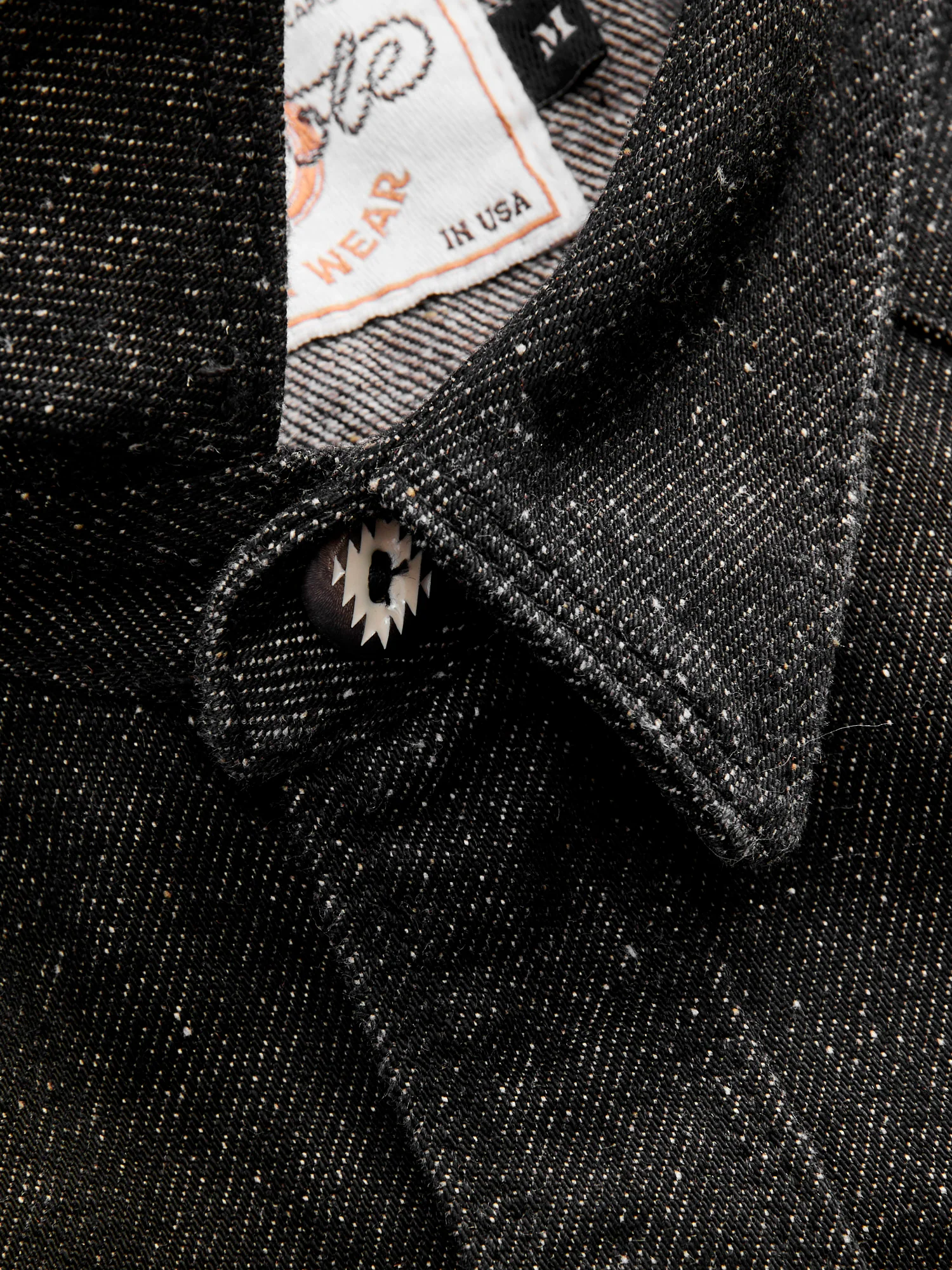Modern Western Shirt in Black Nep Denim - Image 6