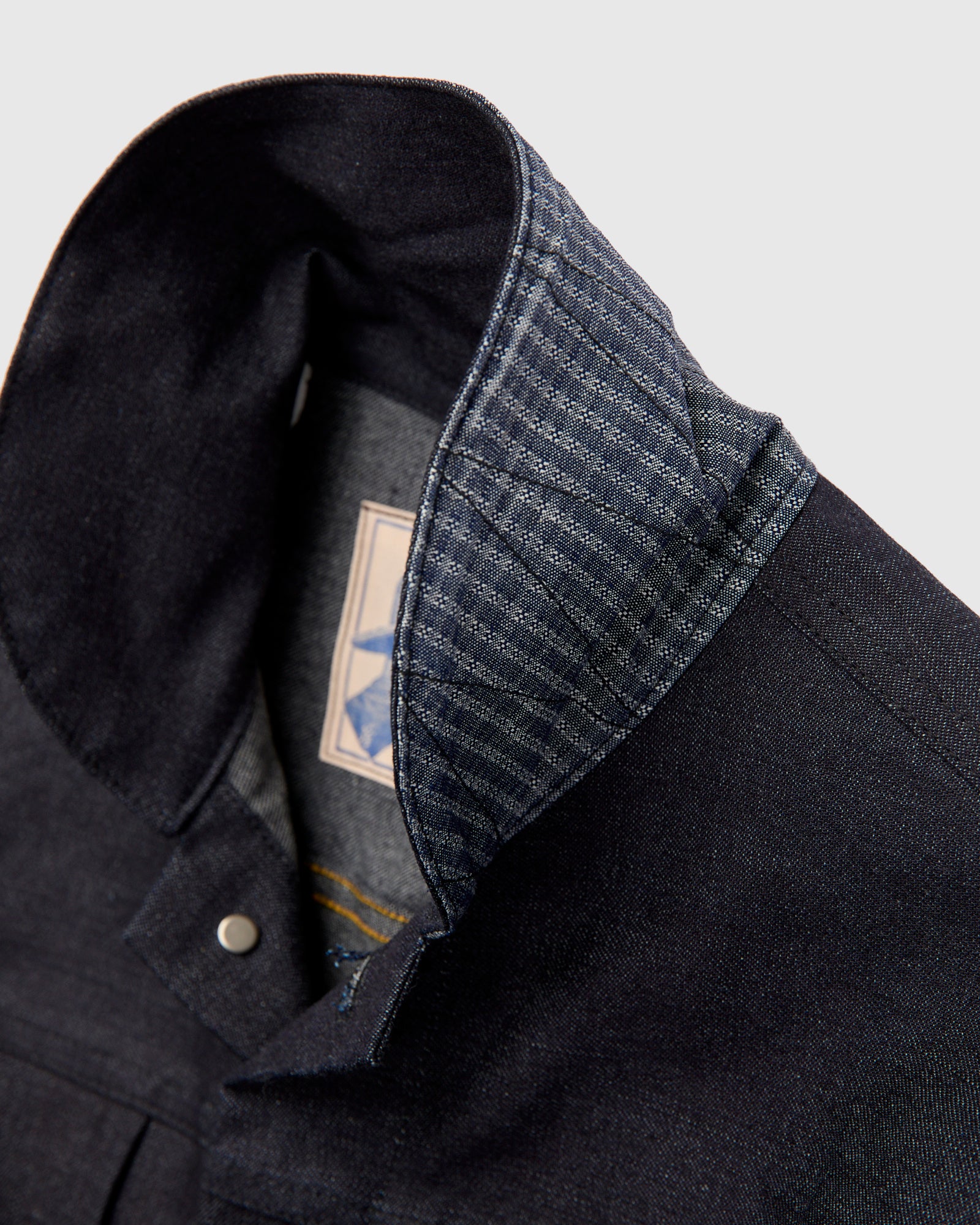 "Mojave" Ranch Blouse in 10oz Kaihara Denim - Image 5