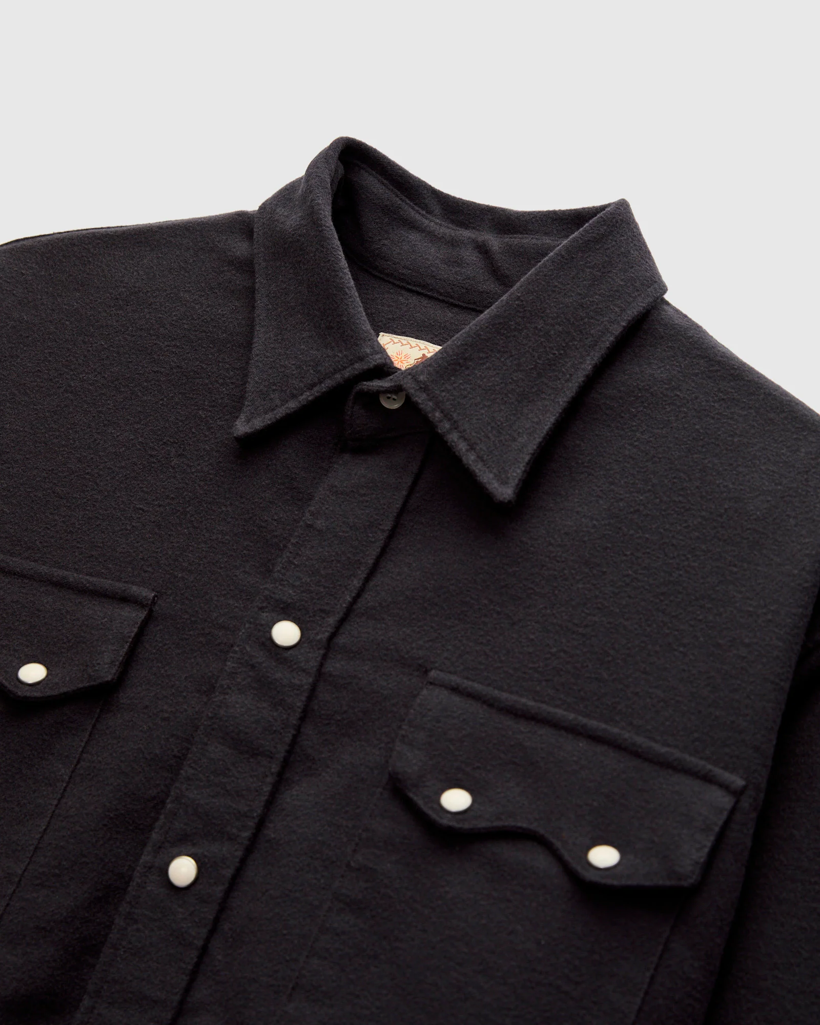 Moleskin Pearl Snap Shirt in Night Sky - Image 3