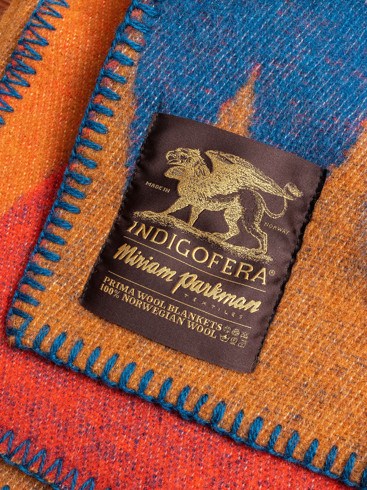 "Mountain Dazzler" Norwegian Wool Blanket - Image 3