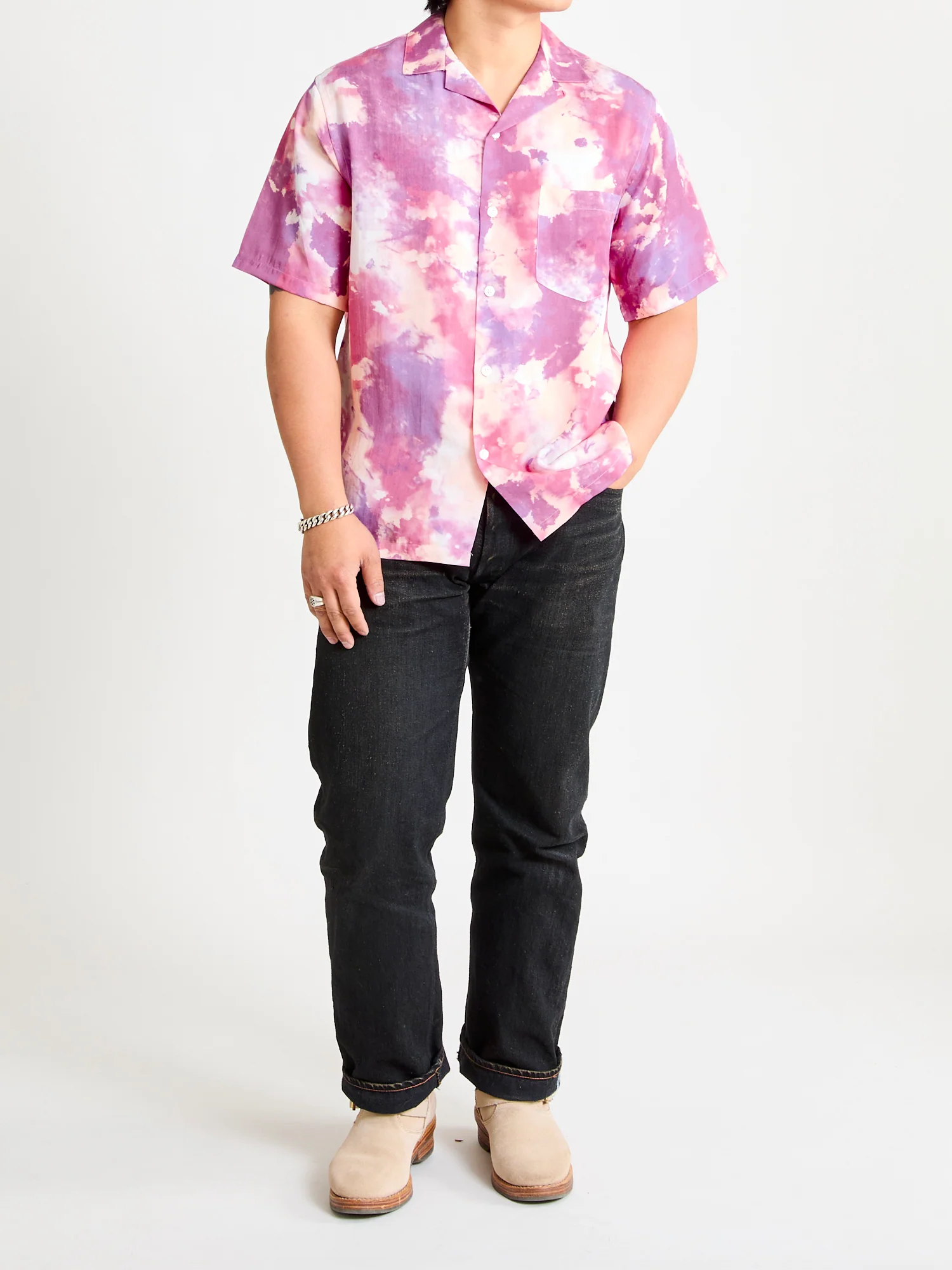 Nap Dream Button-Up Shirt in Starbust - Image 9