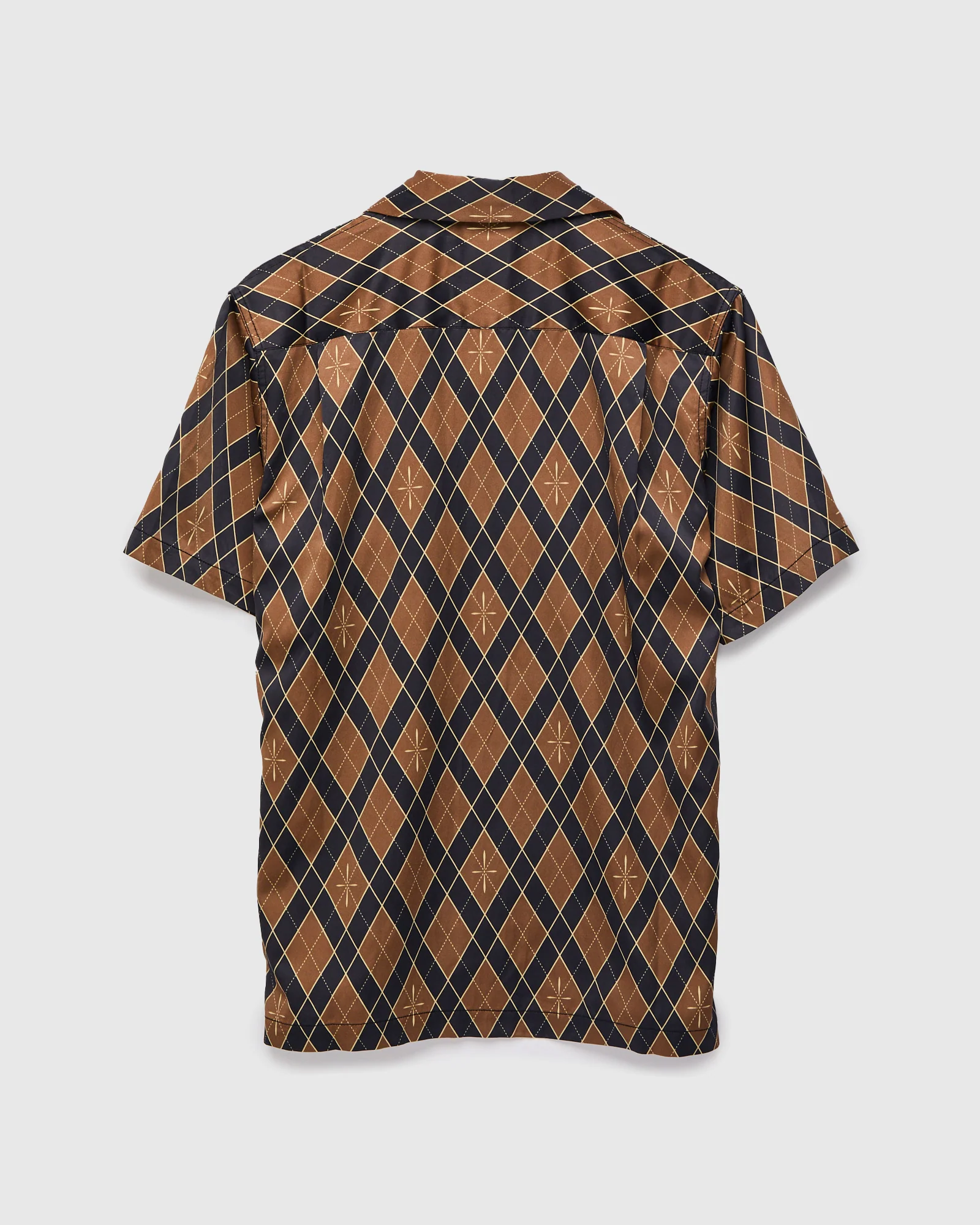 "Narahira" Short Sleeve Shirt in Brown - Image 2