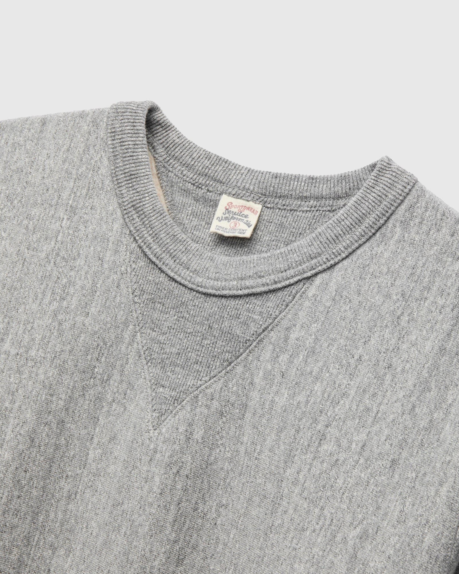 New Pucara Loopwheel Sweatshirt in Heather Grey - Image 3