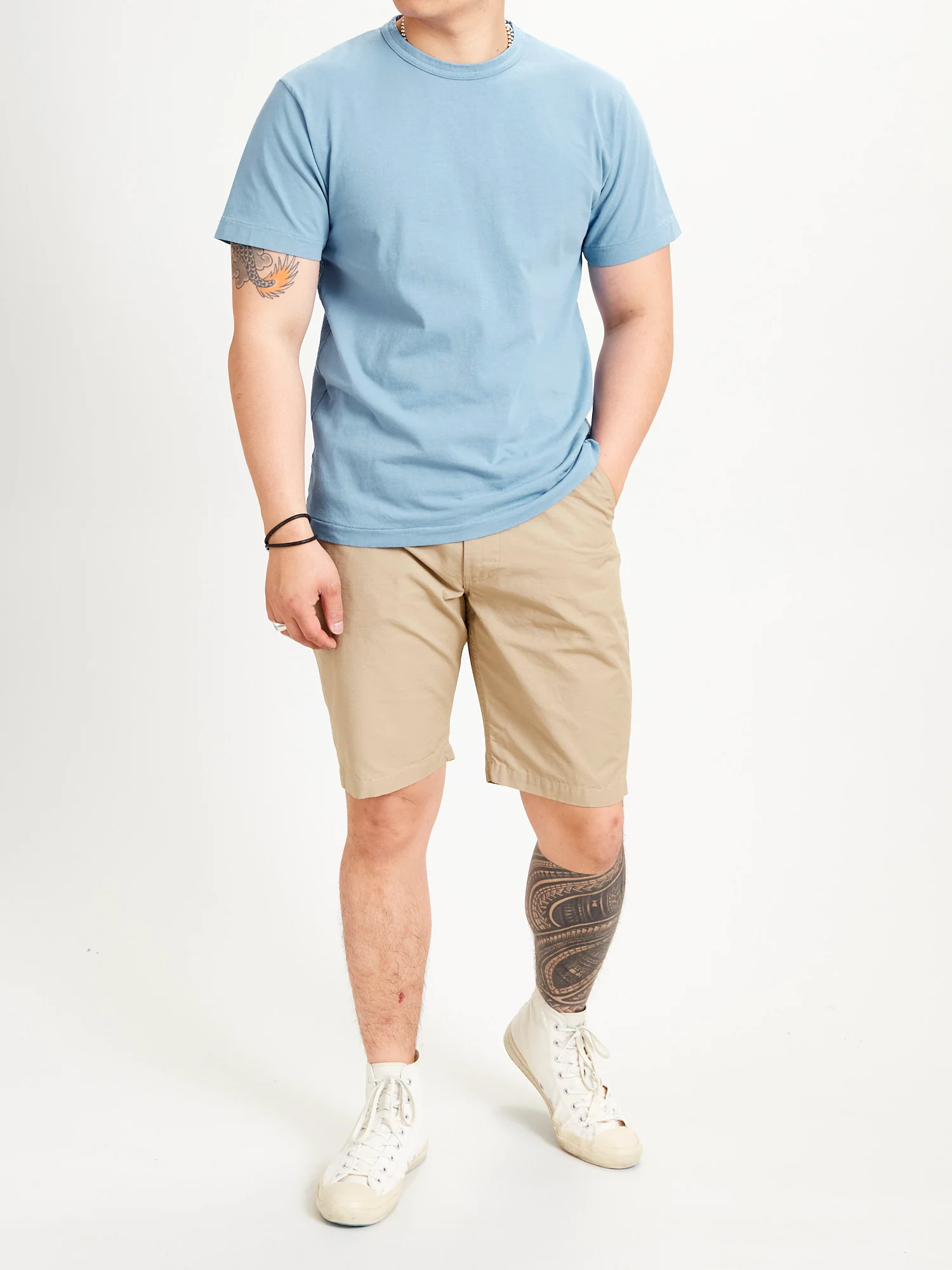 New Yorker Shorts in Beige Ripstop - Image 10