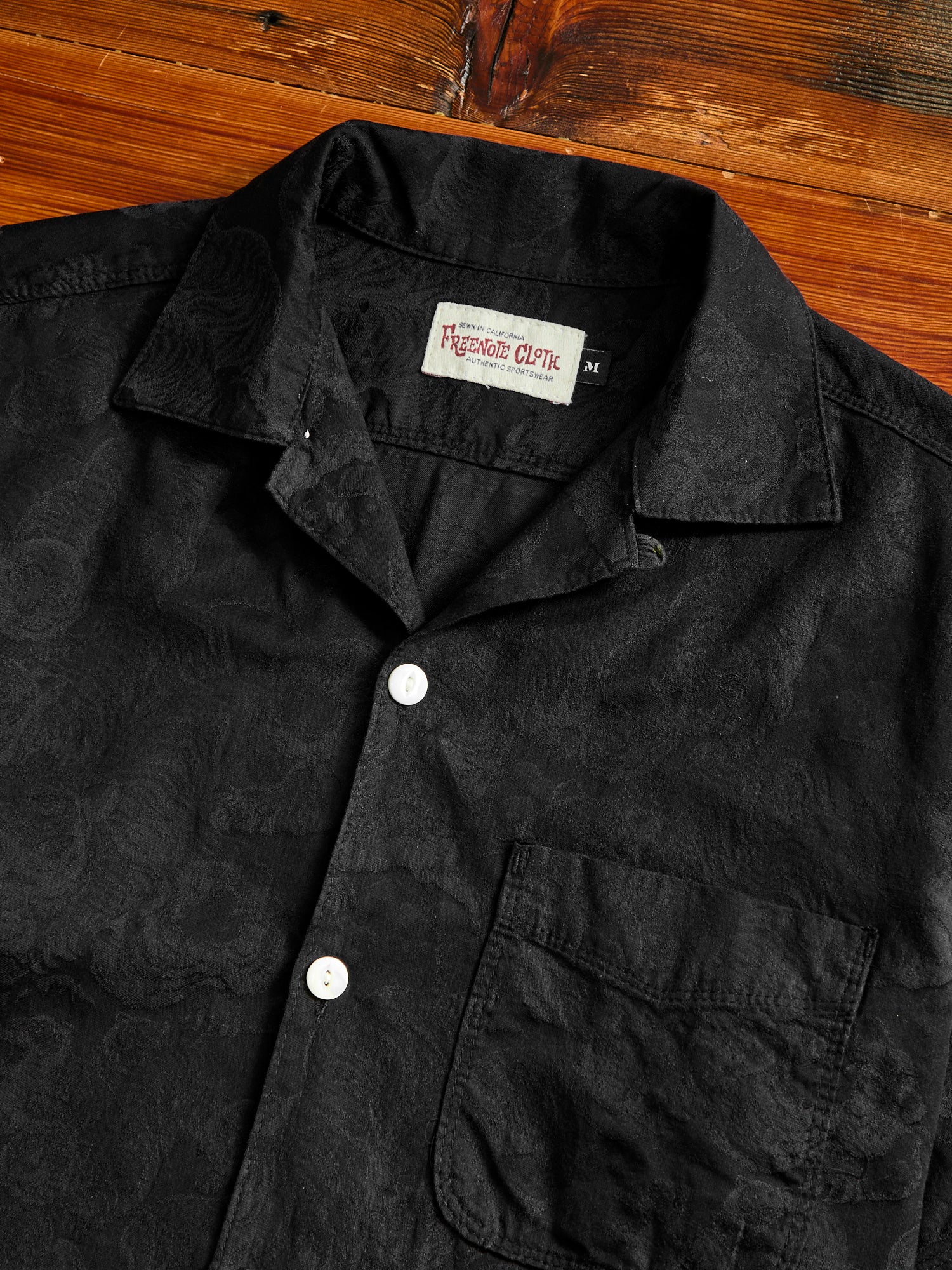Night Tiger Hawaiian Shirt in Black - Image 3