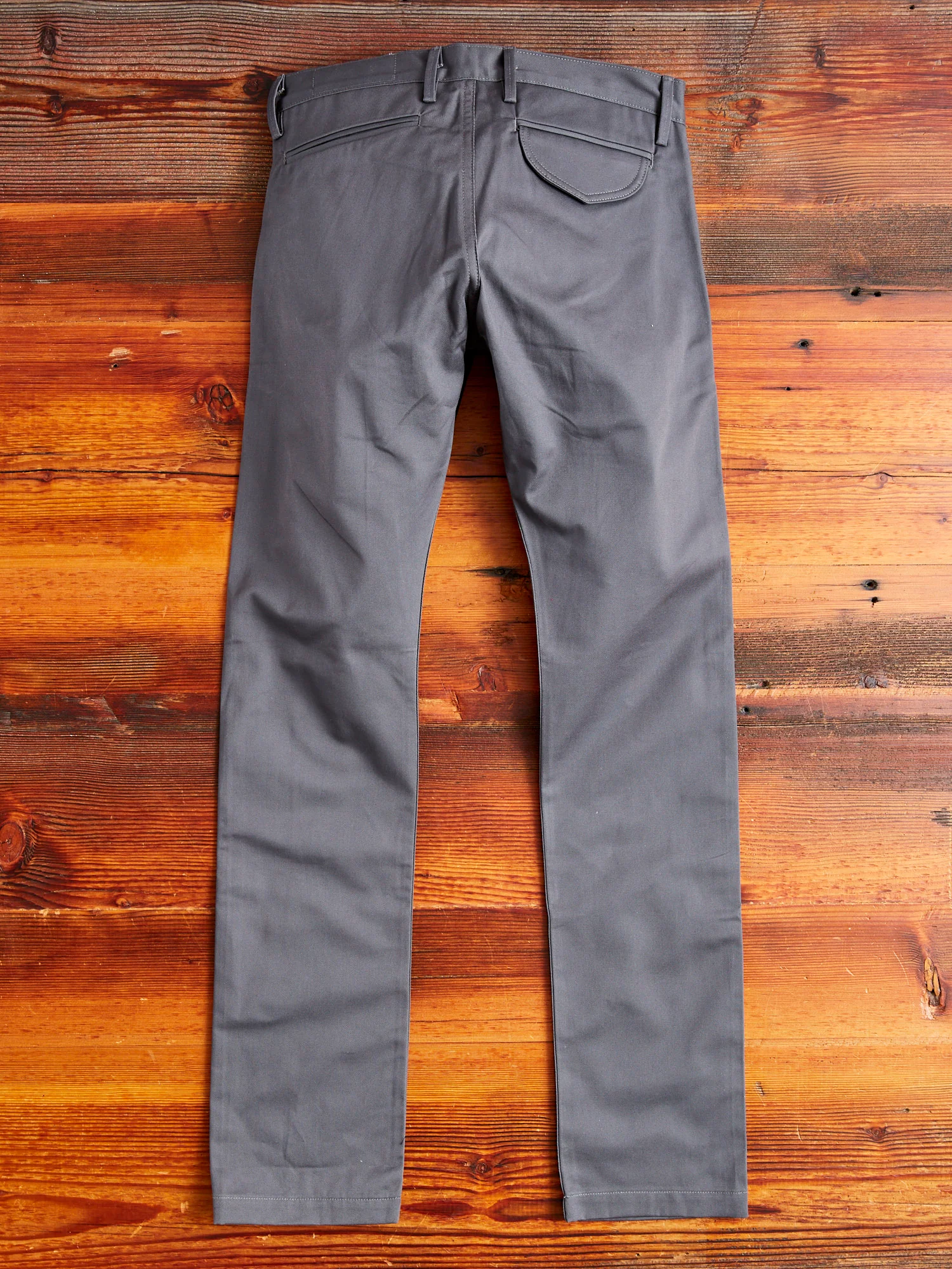 "Officer Trouser" in Grey Twill - Image 10