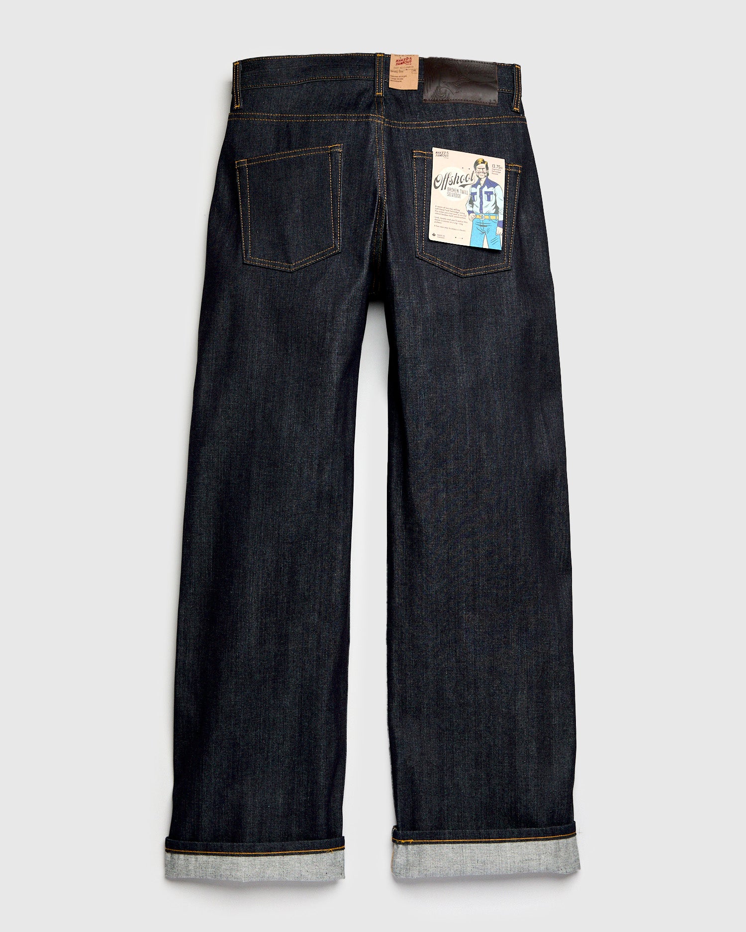 "Offshoot Broken Twill" 13.75oz Selvedge Denim - Strong Guy Fit - Image 3