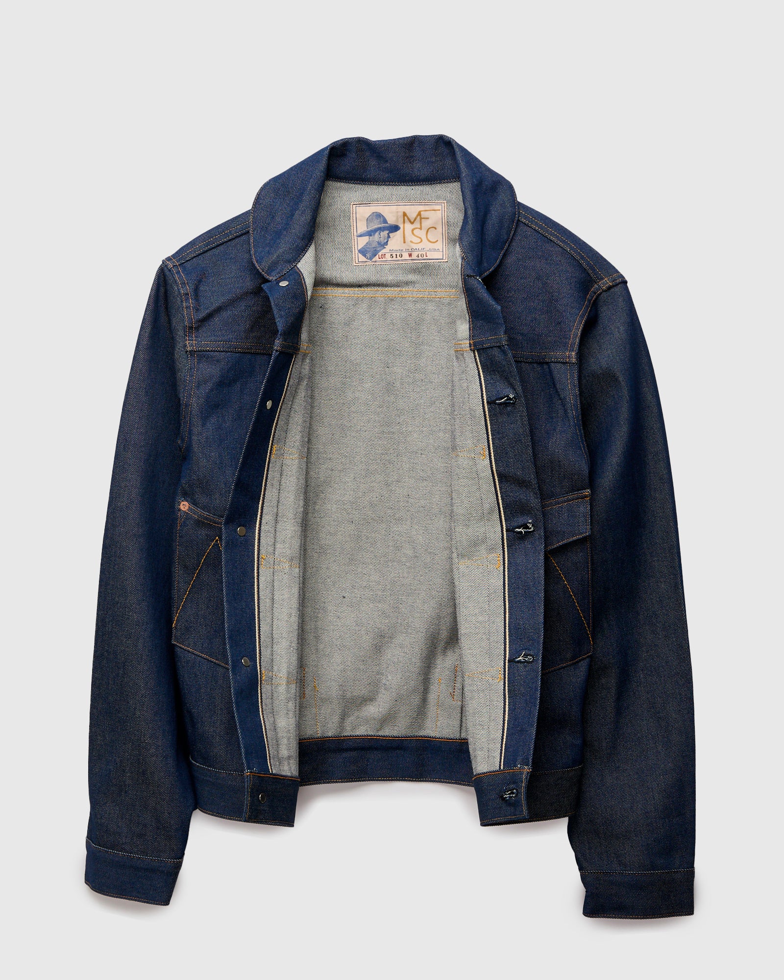"OG23" Ranch Blouse in 12.75oz Cone Denim - Image 3