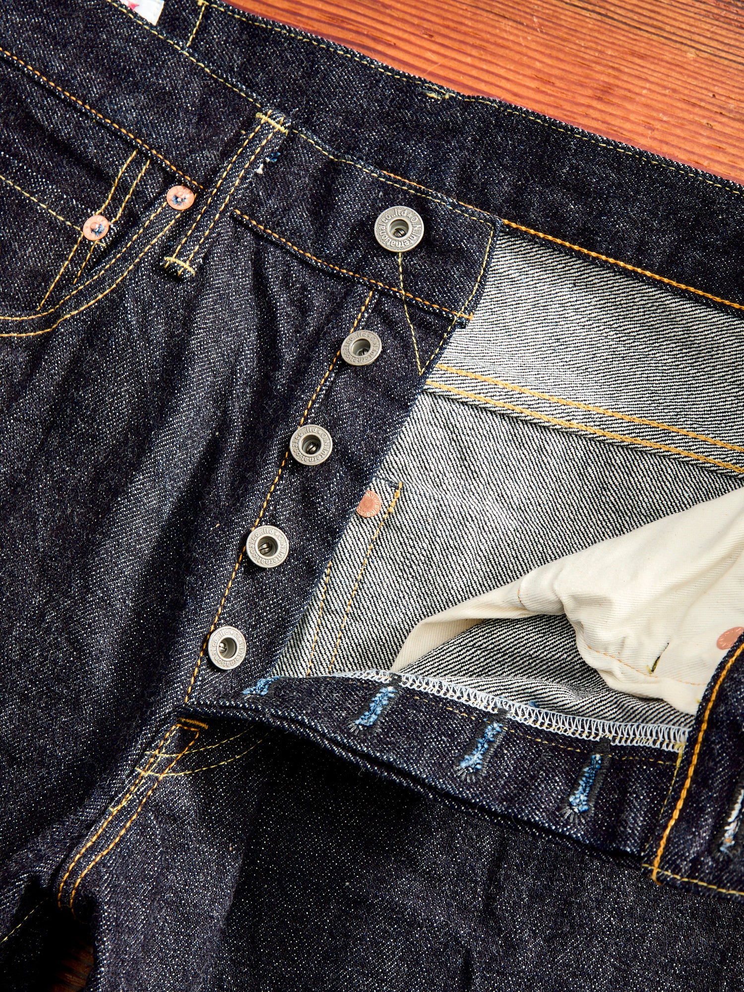 ONI-266 "Low Tension" 15oz Selvedge Denim - Regular Straight Fit - Image 8