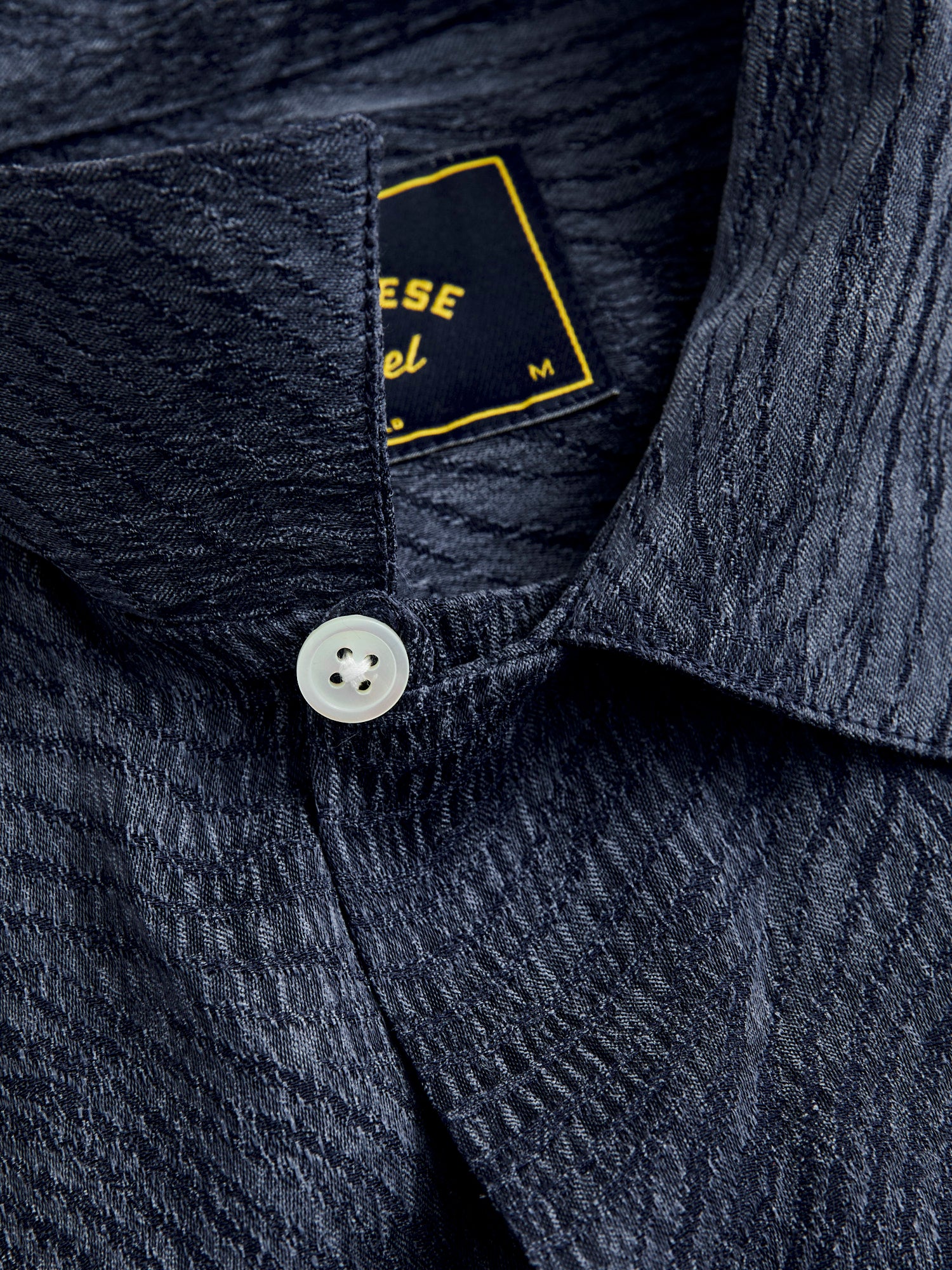 Optic Button-Up Shirt in Navy - Image 6