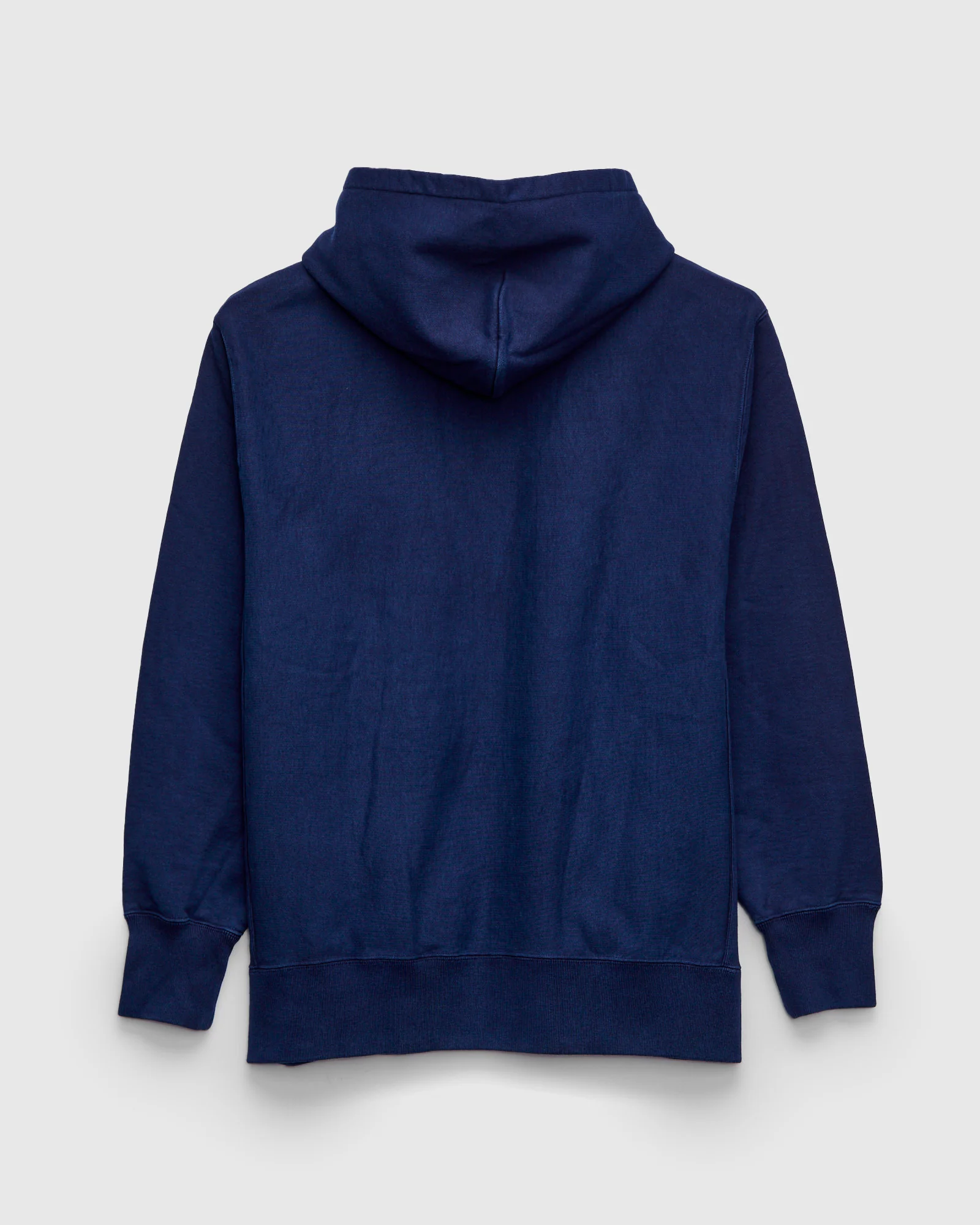 Organic Hand-Dyed Pullover Hoodie in Indigo - Image 2