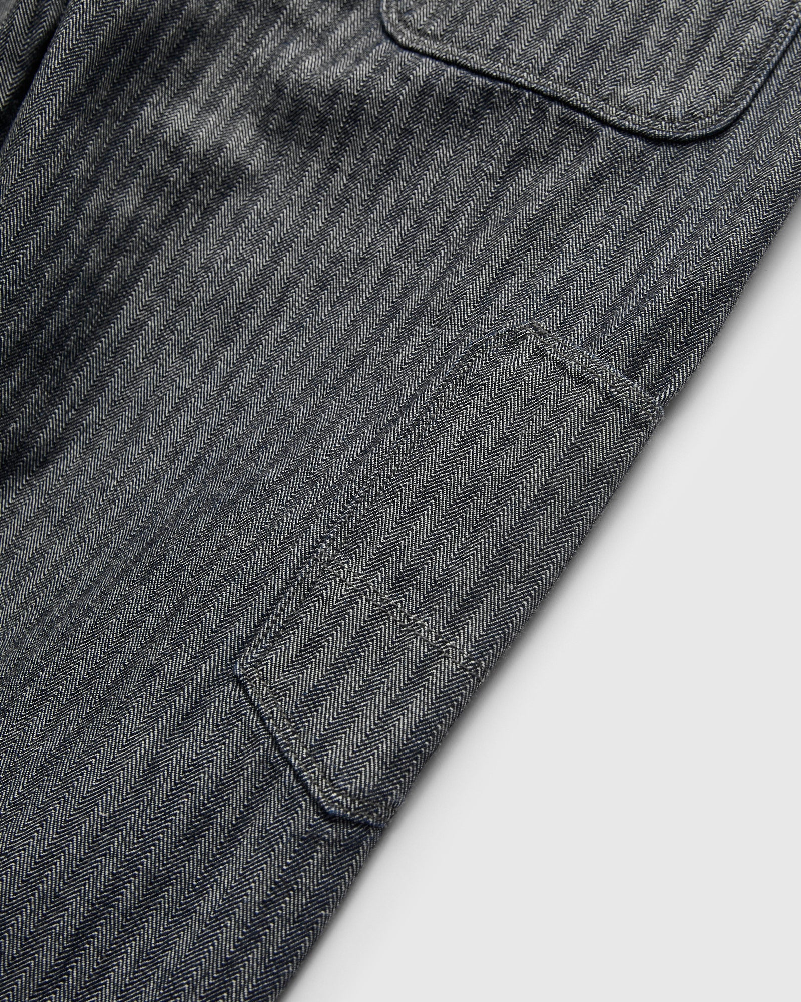 Ortega Pant in 13oz Grey Herringbone - Image 9
