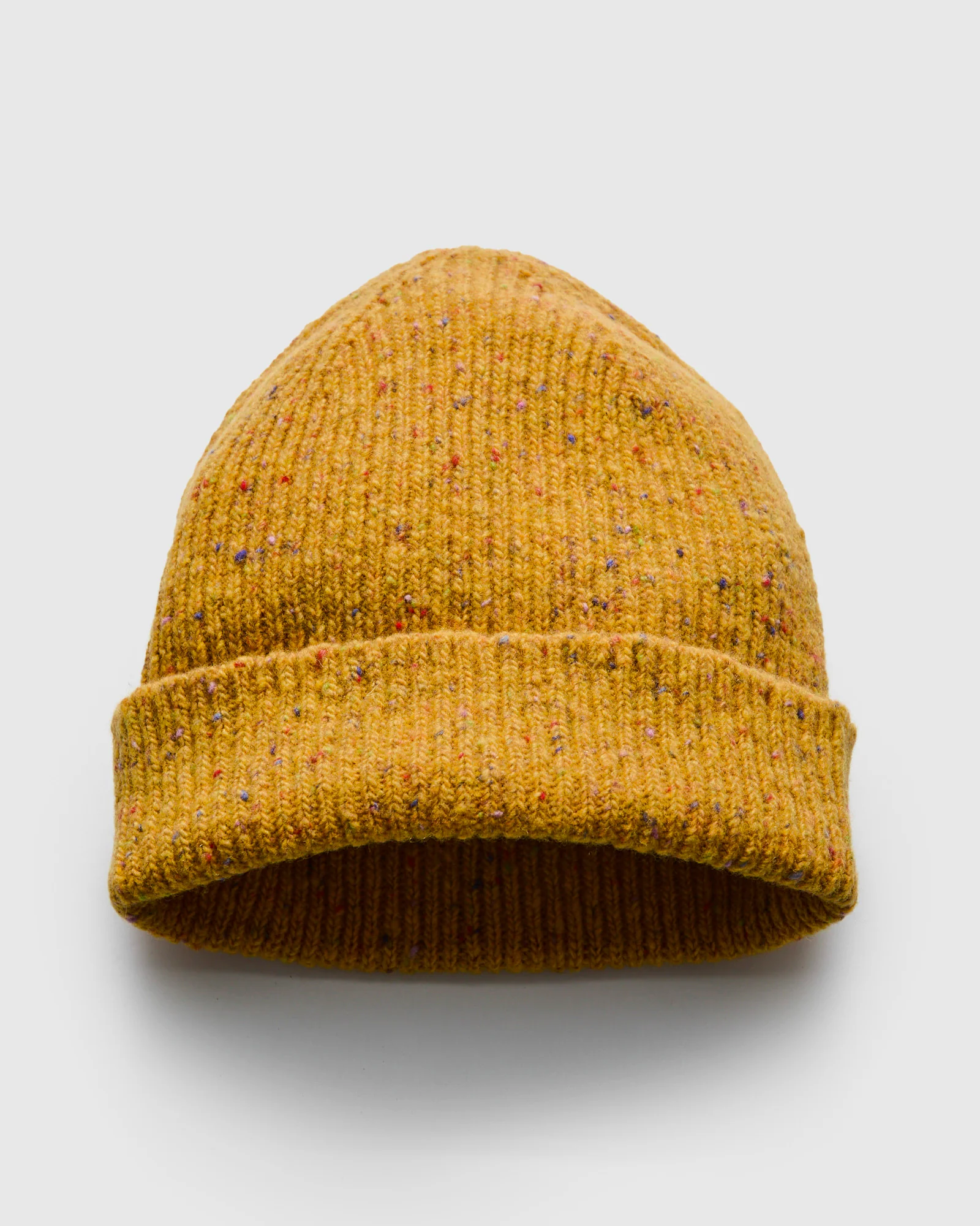 "Out of the Blue" Wool Beanie in Goldeneye