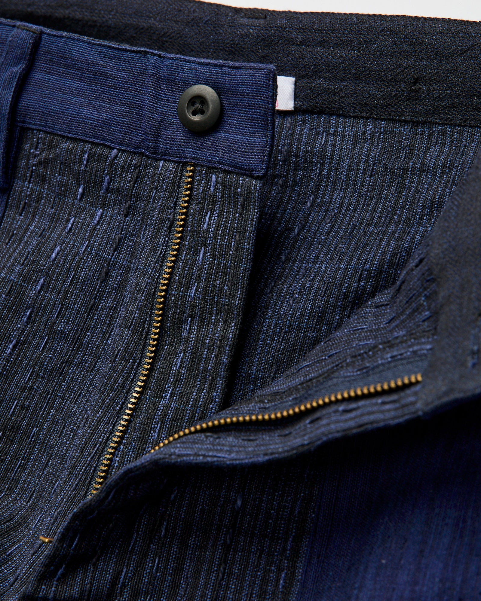 Patchwork Stitch Isaac Pants in Indigo Iron Spacedye - Image 7