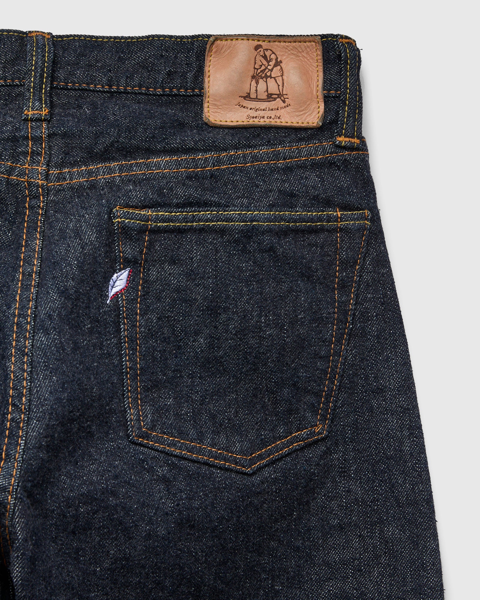 PBE-003 17oz Beige Core Pop-up Selvedge Denim - Regular Straight Fit - Image 4