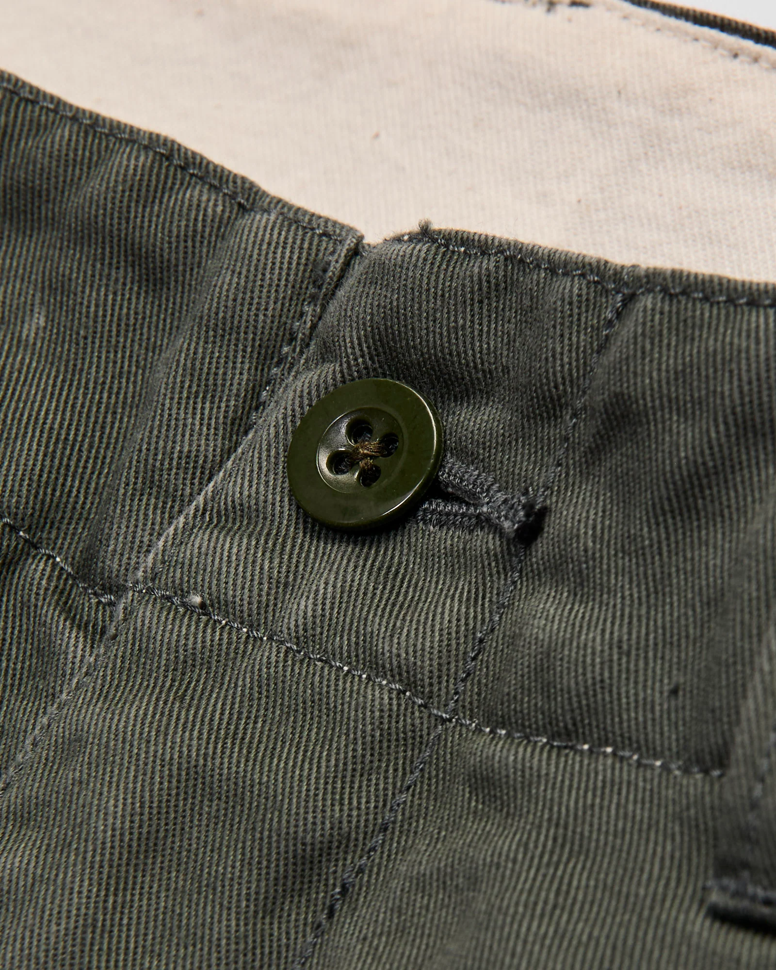 Pigment Dyed Wide Slacks in Green - Image 5