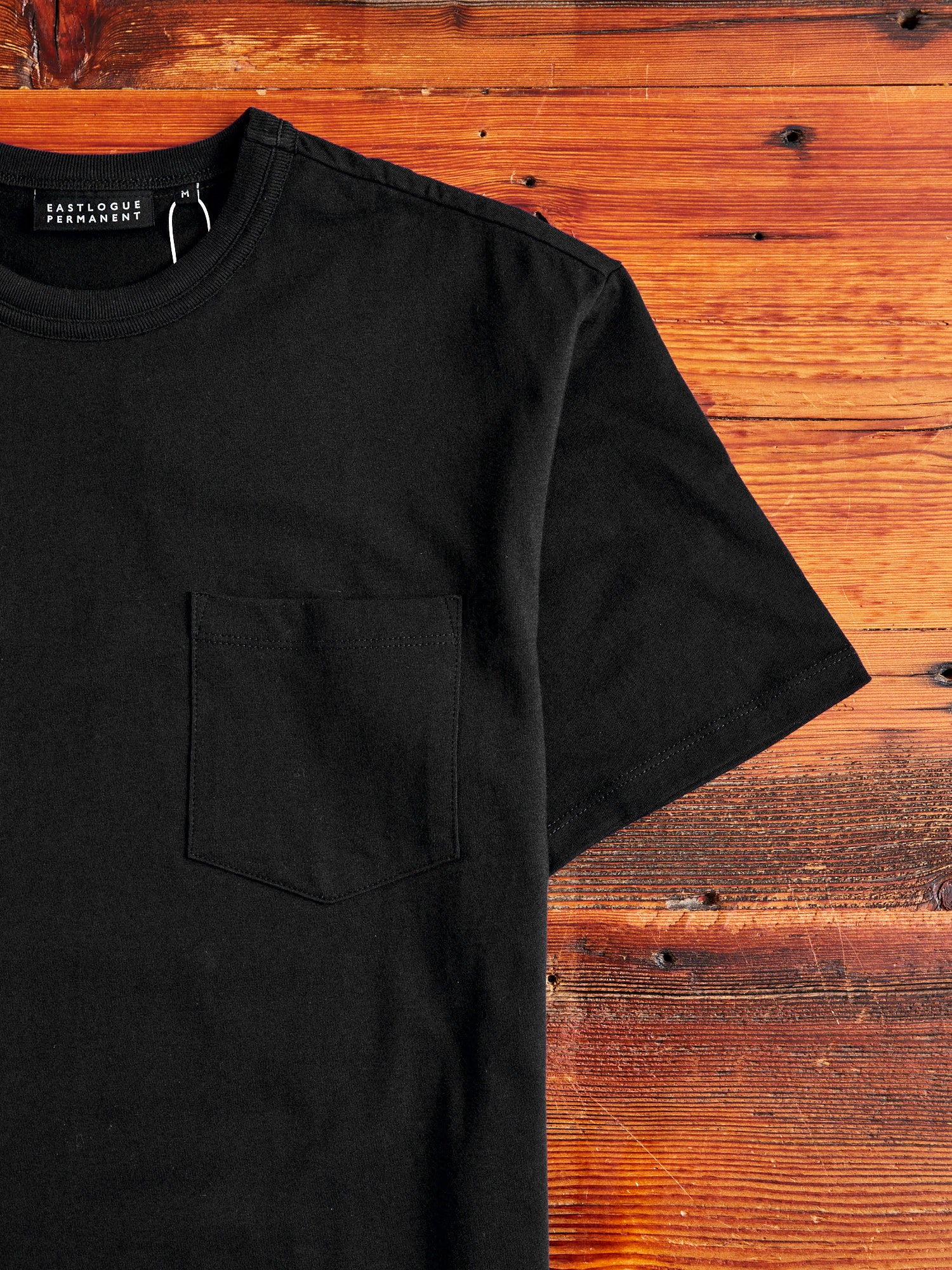 Pocket T-Shirt in Black - Image 5