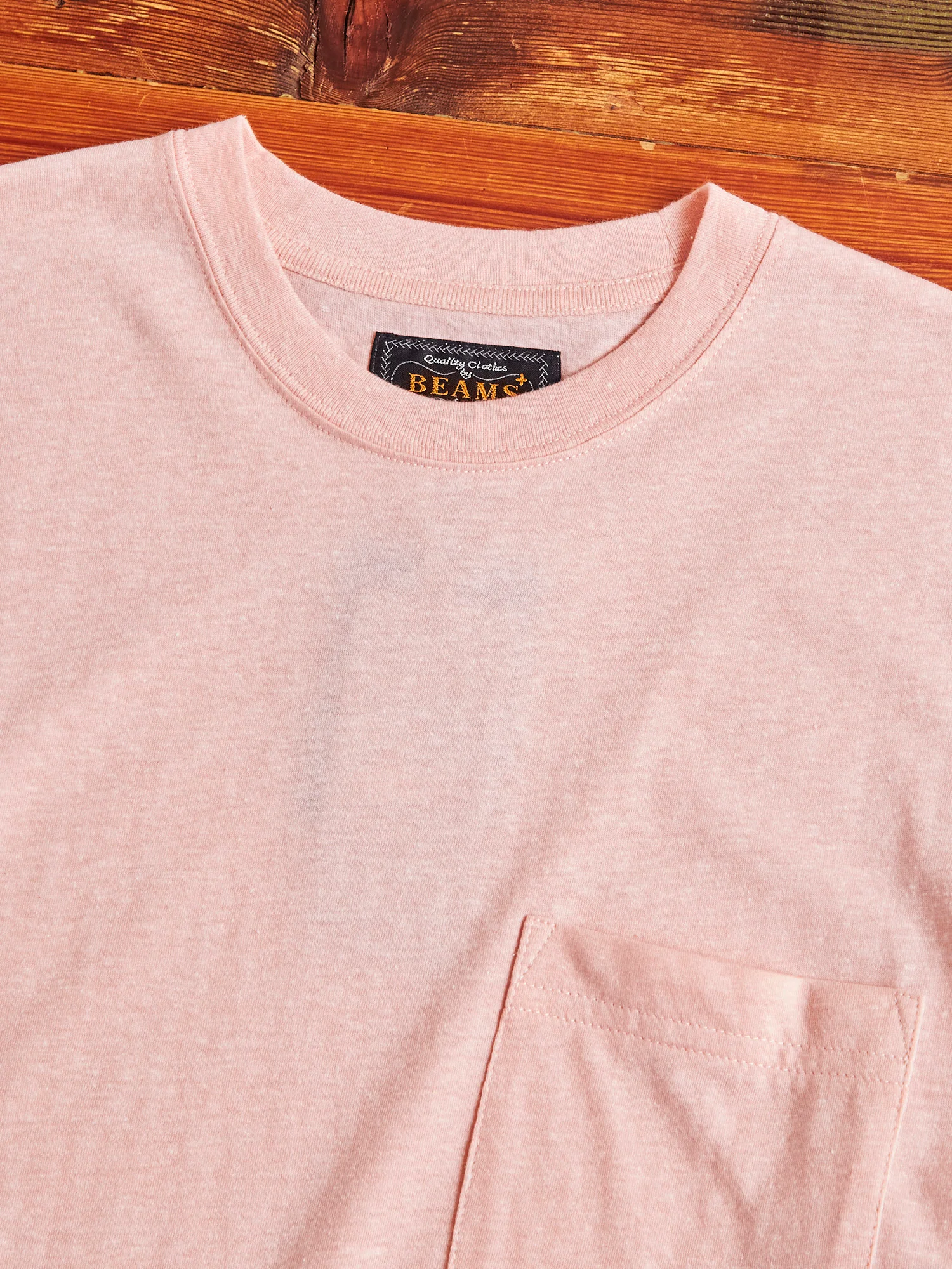 Pocket T-Shirt in Pink - Image 3