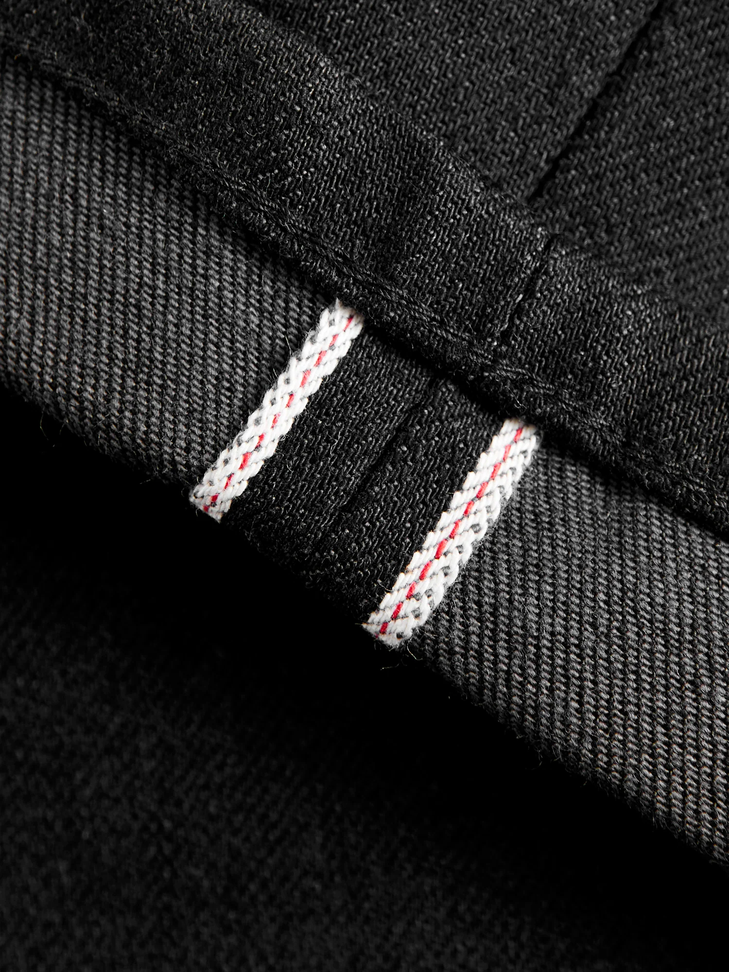 "Portola" 14.25oz Black Selvedge Denim - Tapered Fit - Image 11