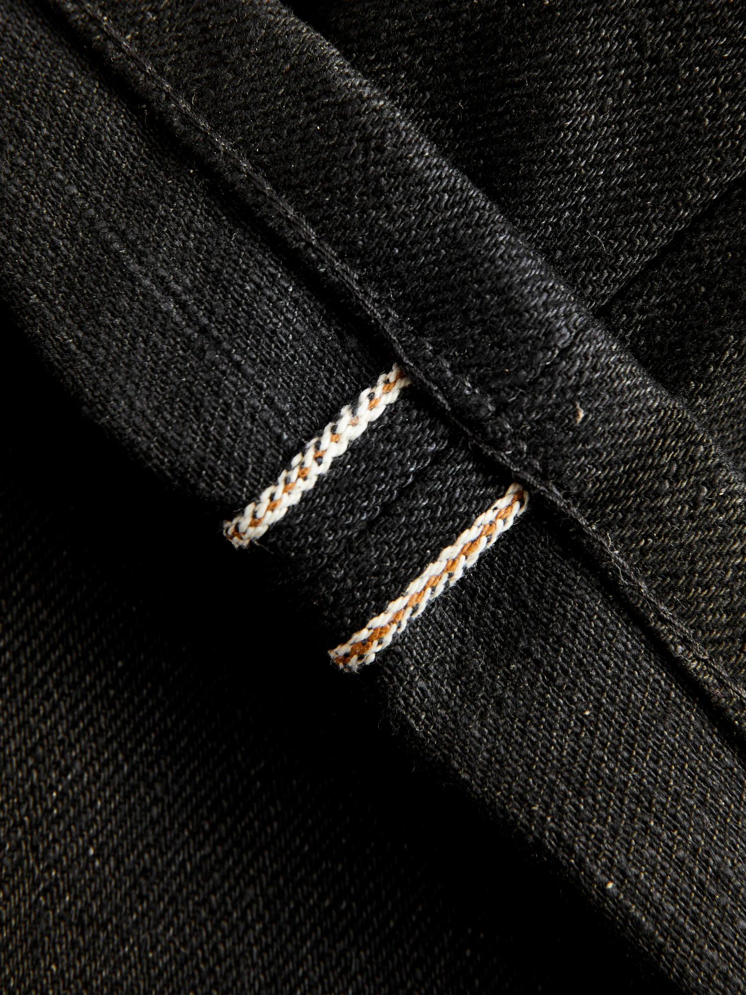 "Portola" 17oz Black Slub Selvedge Denim - Tapered Fit - Image 11
