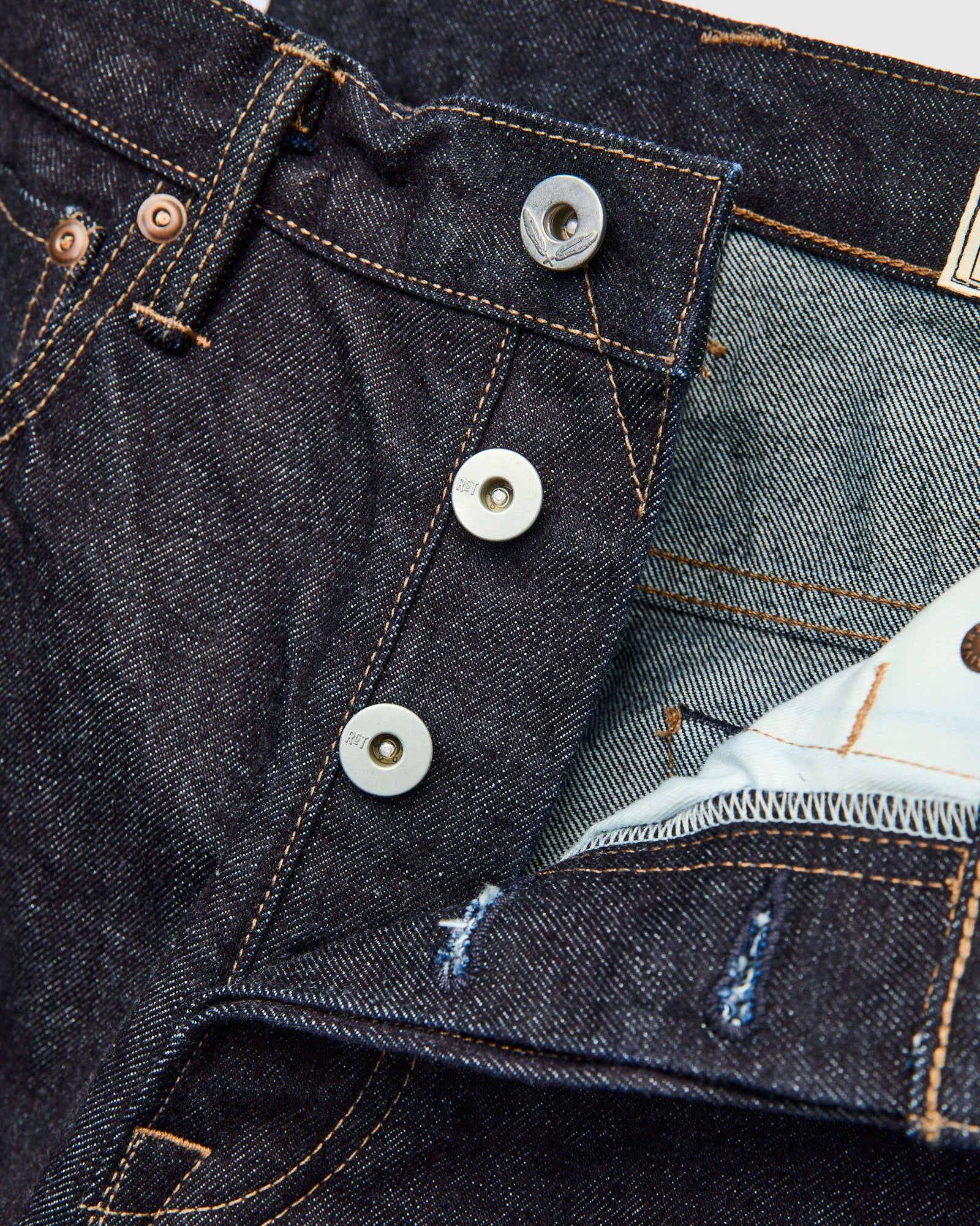 15oz Rinsed Selvedge Denim – Strider (Straight Tapered) - Image 8