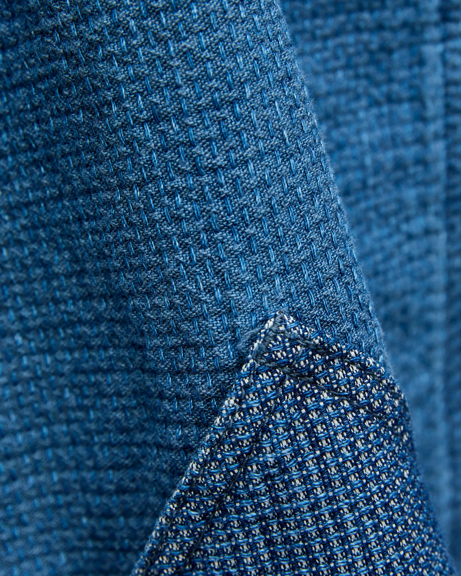Diamond Short Cardigan in Indigo 3-Year Wash - Image 8