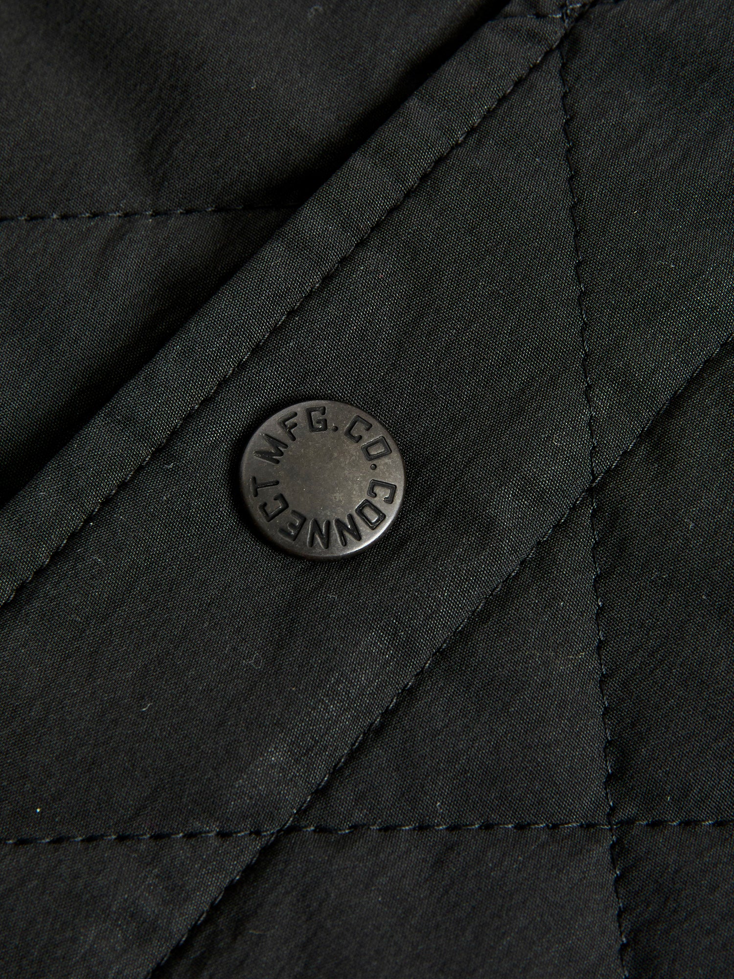 Quilted Overshirt Jacket in Black - Image 7