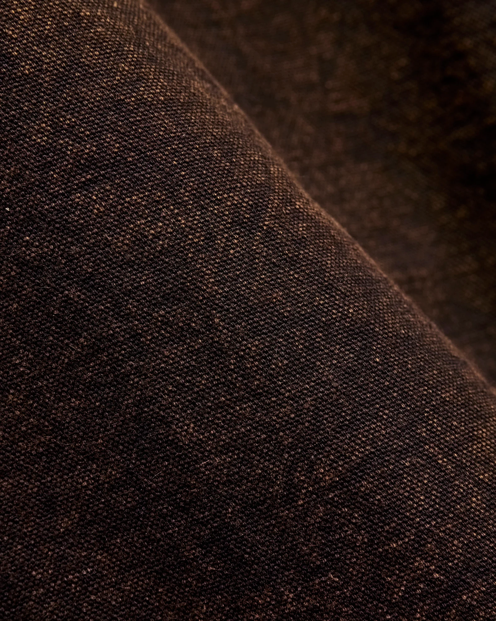 Raka Pants in Iron Brown Crackle Canvas - Image 9