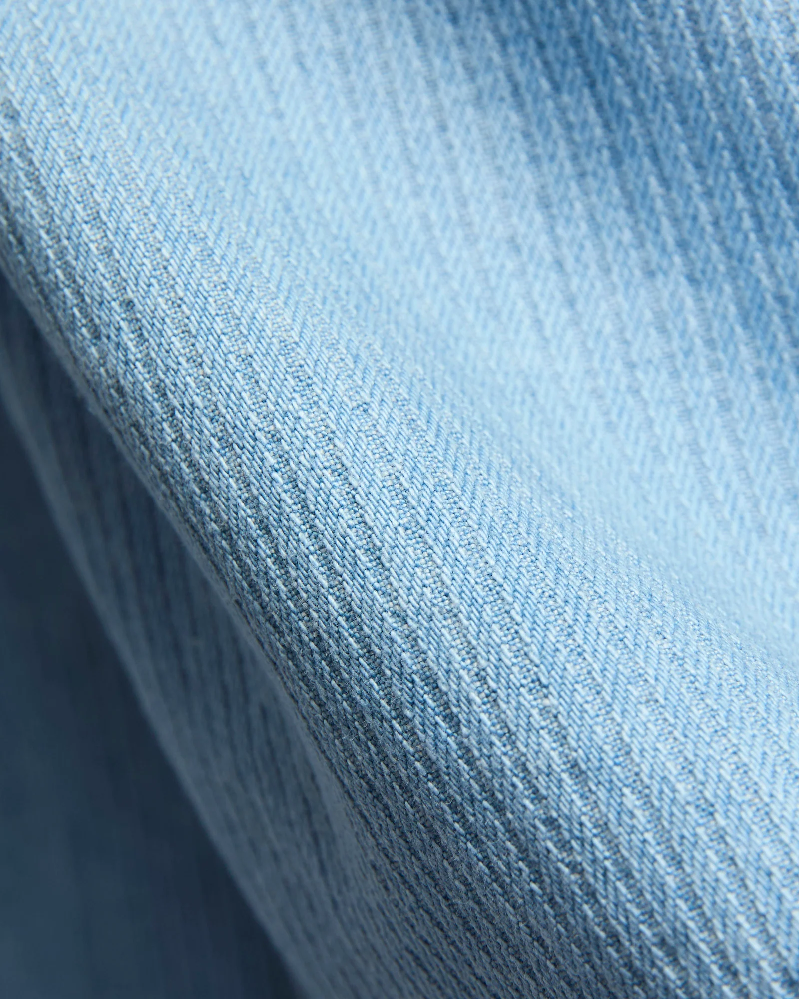 Rancho Western Shirt in Bleach Indigo Cord - Image 2