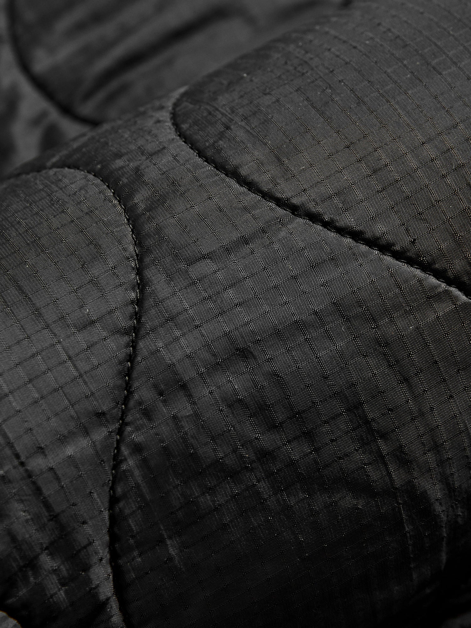 Reversible Nylon Ripstop Boa Liner Jacket in Black - Image 13
