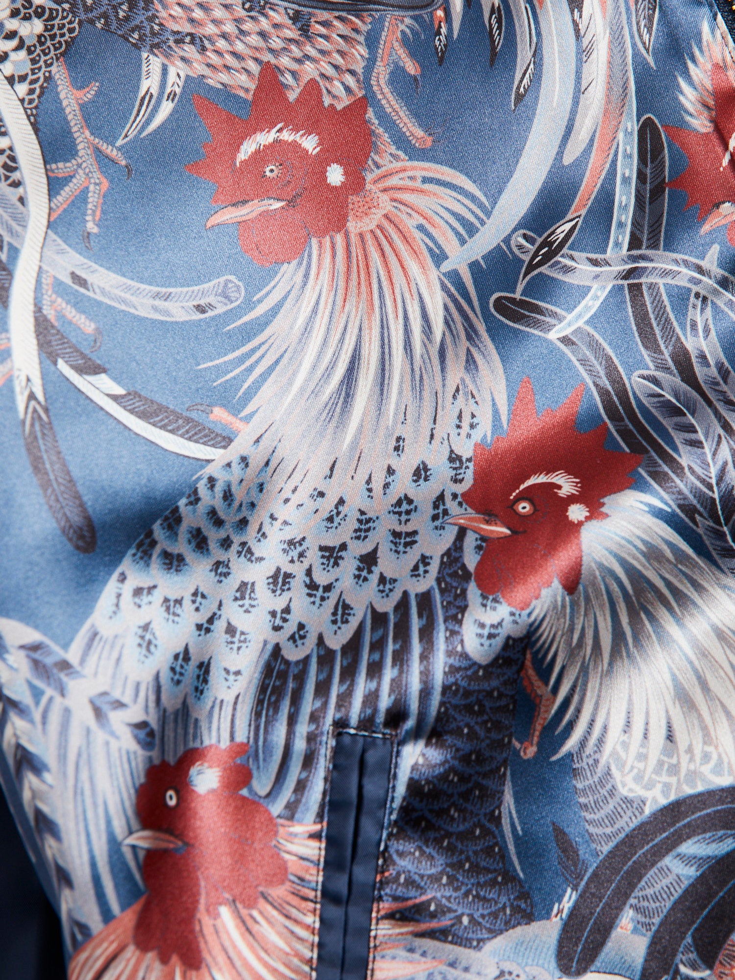 Reversible Souvenir Jacket in Navy - Image 14