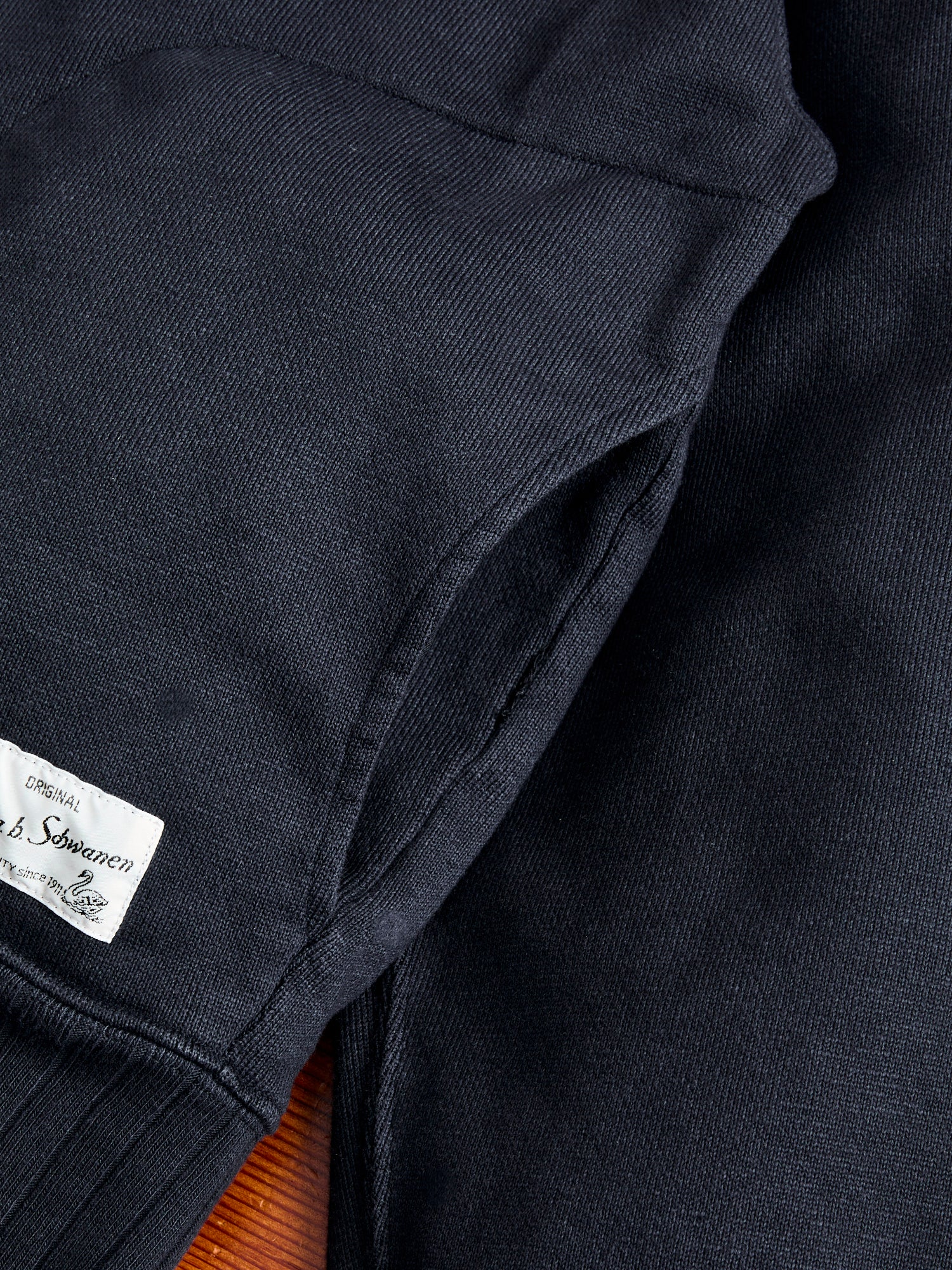 RFHD01 "Good Basics" Rugged Fleece 16oz Hoodie in Charcoal - Image 8