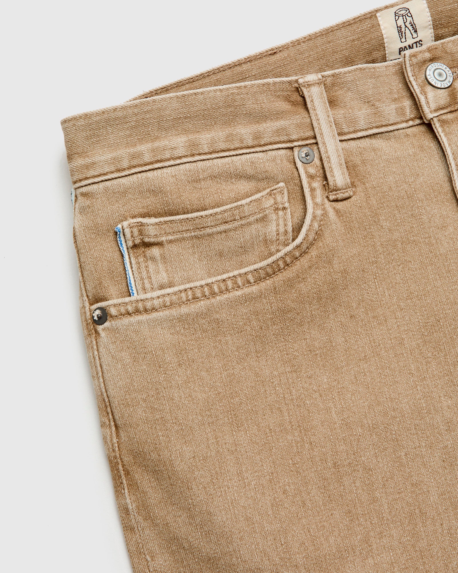 "Rustic Copper" 10.5oz Stretch Selvedge Denim - Pen Slim - Image 8