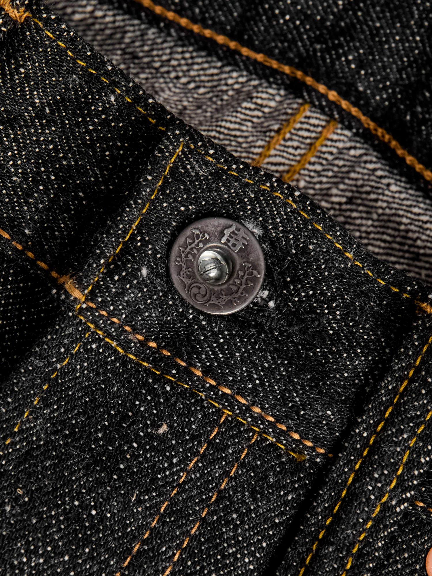 S710XX-BK 17oz Black Selvedge Denim - Slim Straight Fit - Image 8
