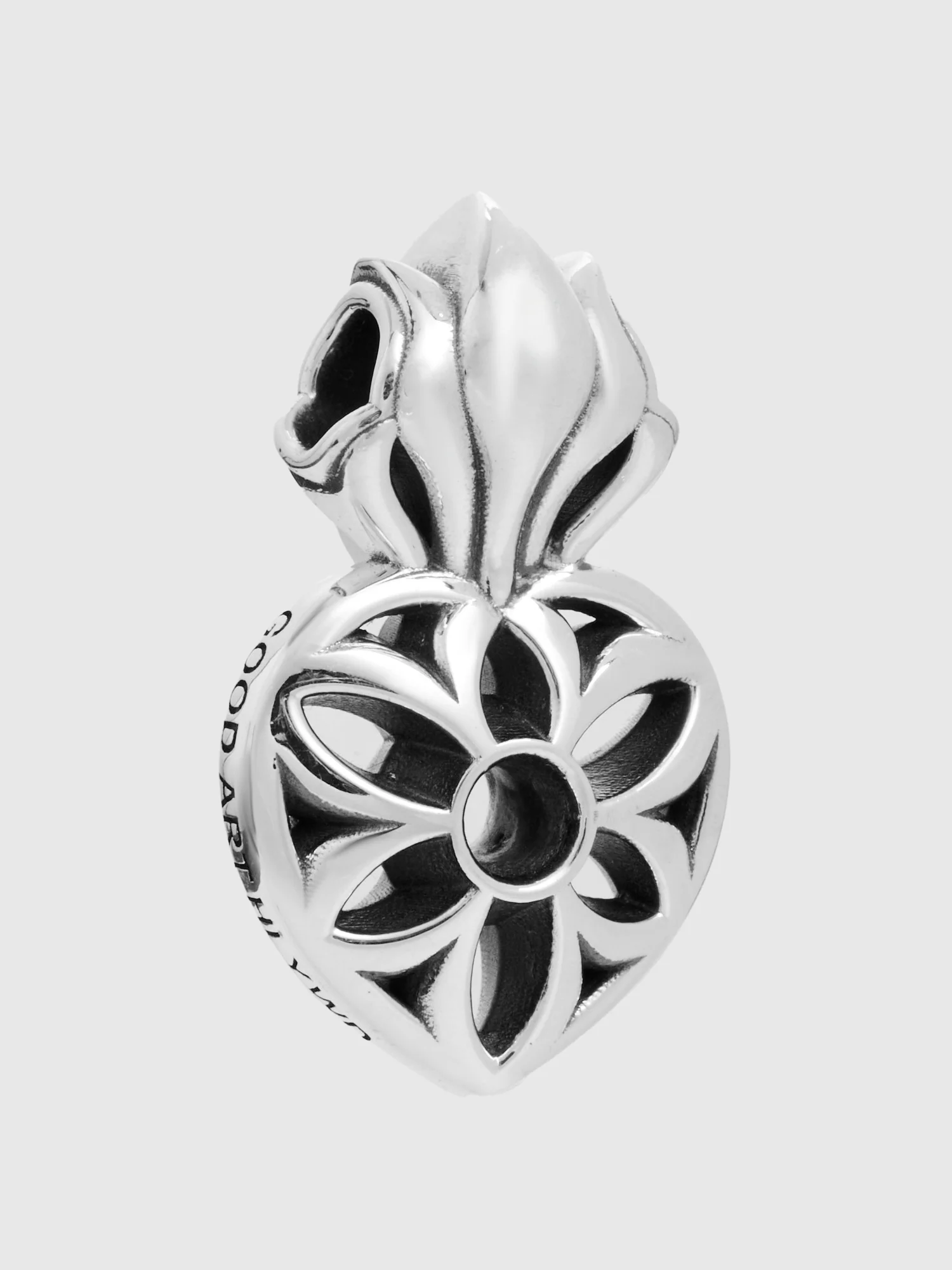 Sacred Rosette Pendant in Sterling Silver - Image 4