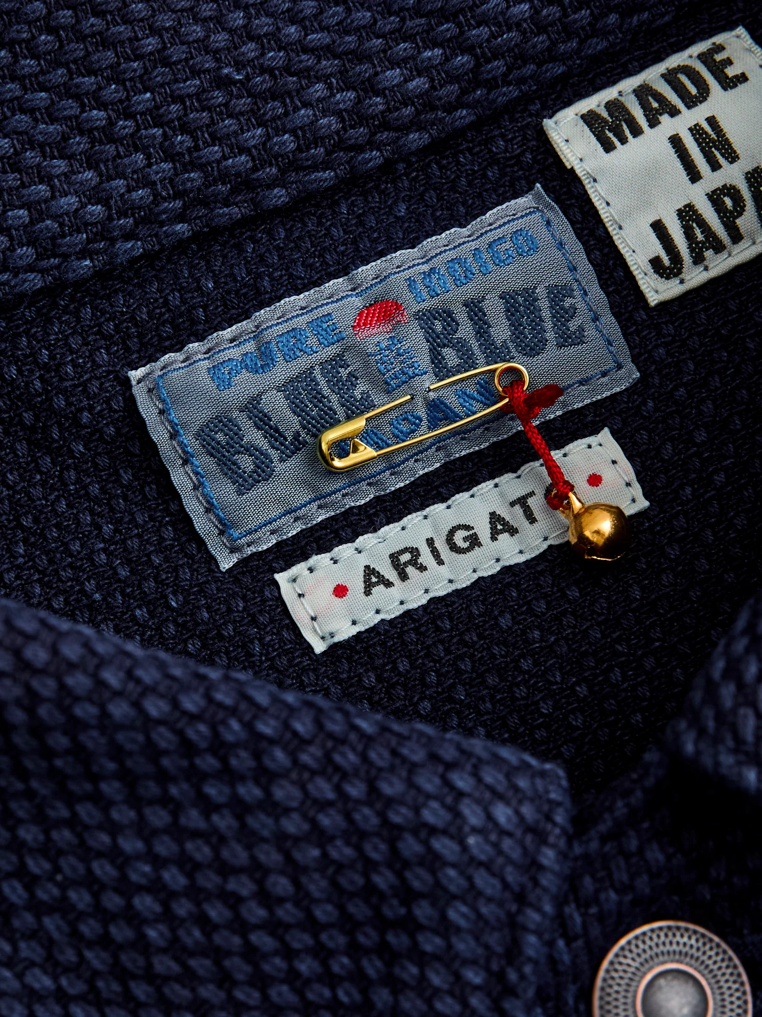 Sashiko Trucker Jacket in Indigo - Image 4