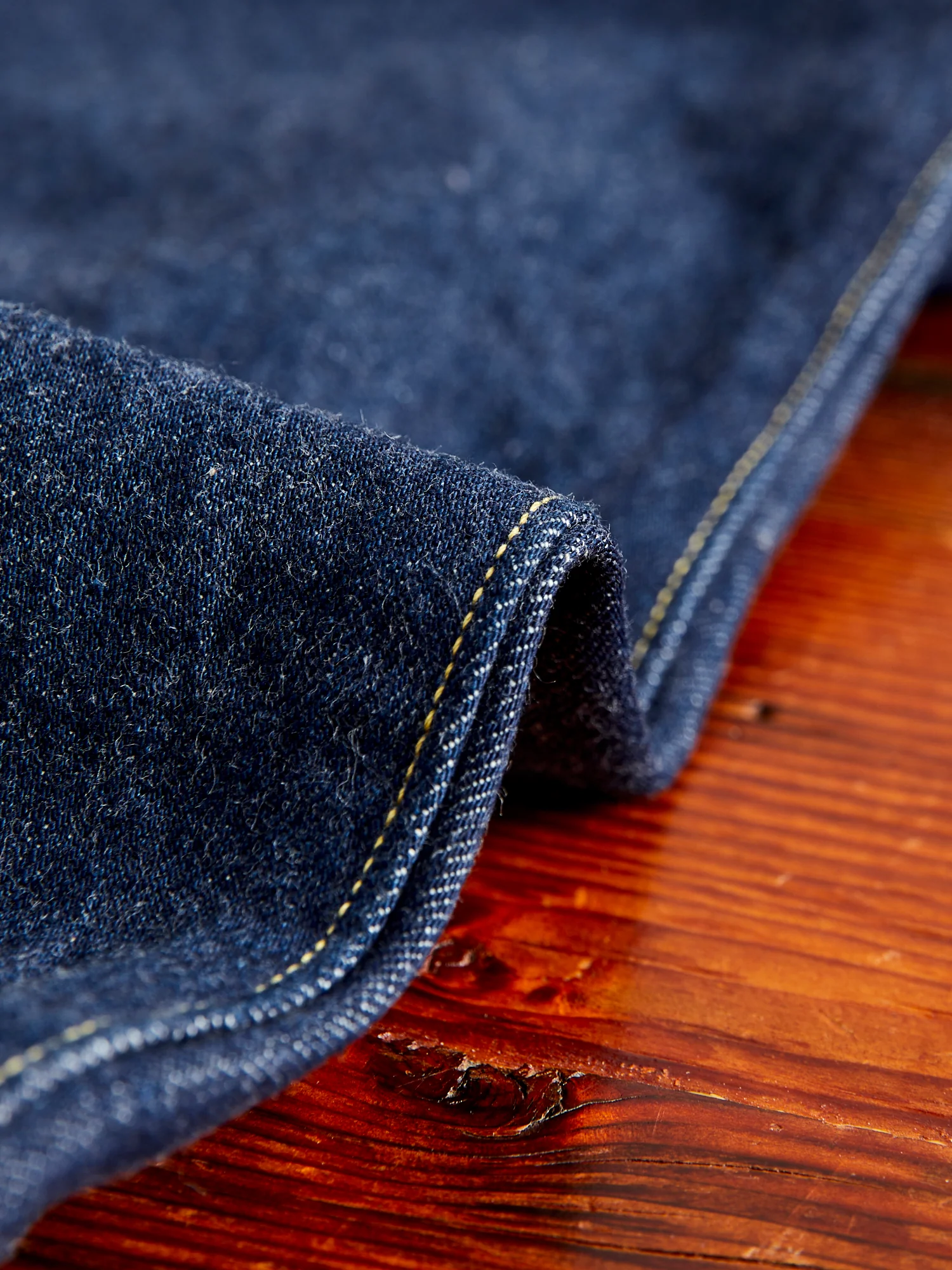 SD-808S "Natural Indigo" 15oz Selvedge Denim - Tapered Fit - Image 12