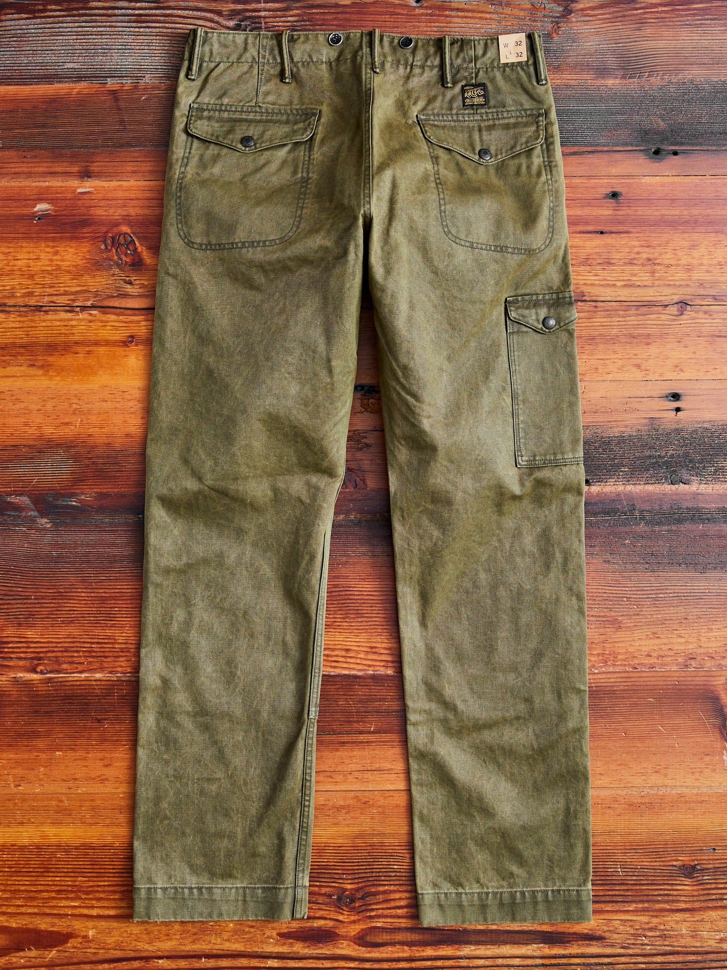 Seattle Cargo Pants in Olive Canvas - Image 13